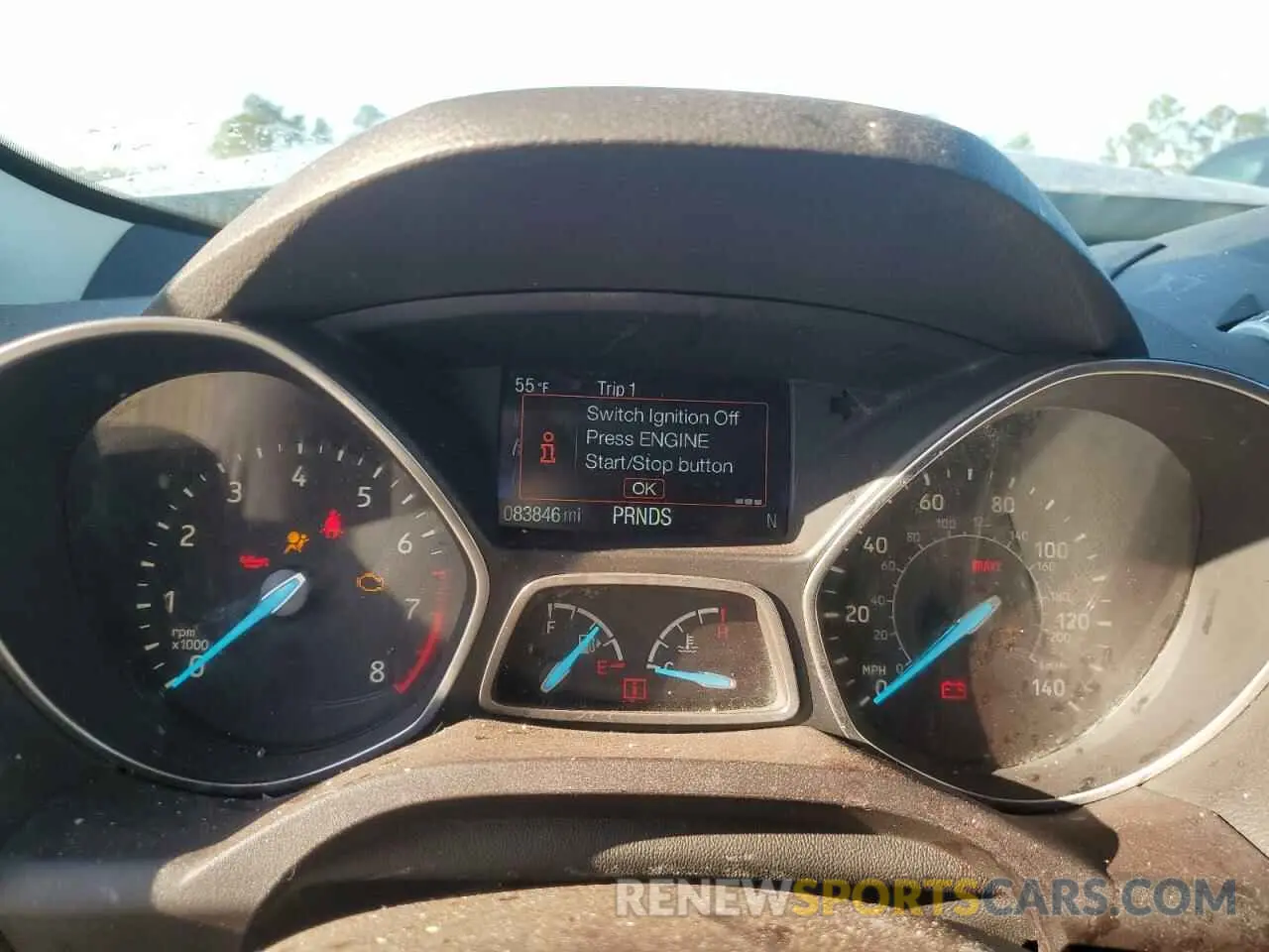 9 Photograph of a damaged car 1FMCU9J91KUA43434 FORD ESCAPE 2019