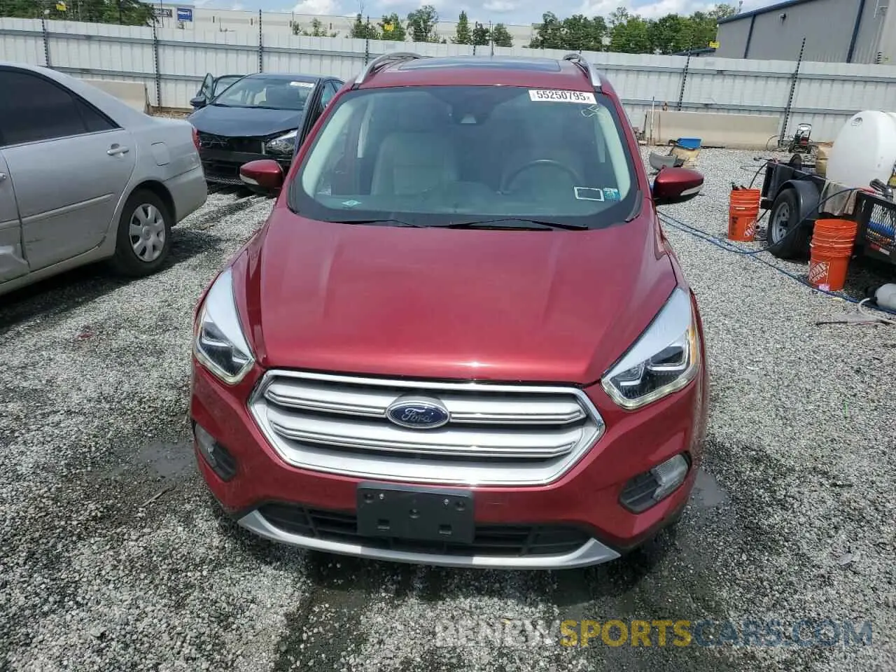 5 Photograph of a damaged car 1FMCU9J92KUA43846 FORD ESCAPE 2019