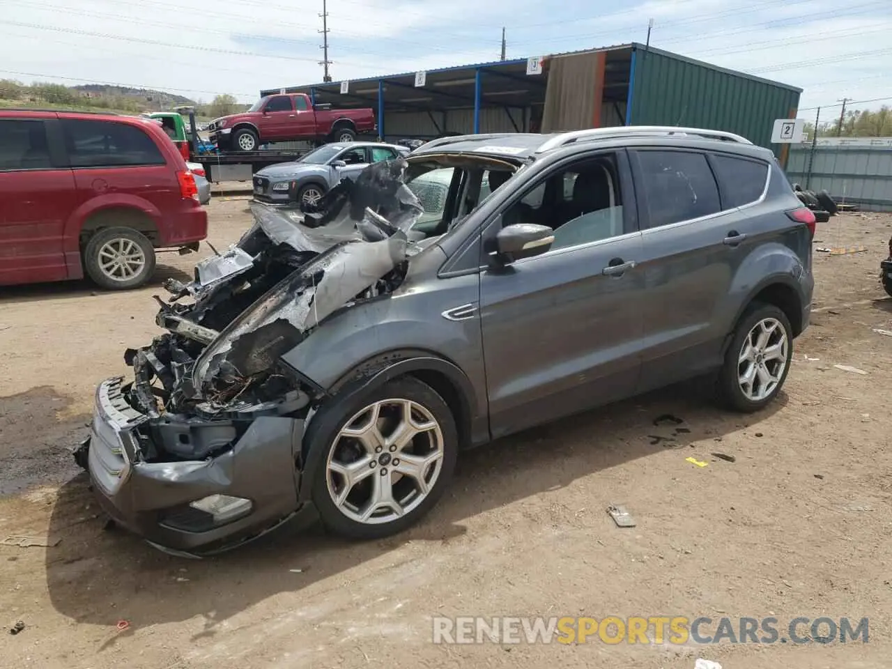 1 Photograph of a damaged car 1FMCU9J92KUB55837 FORD ESCAPE 2019