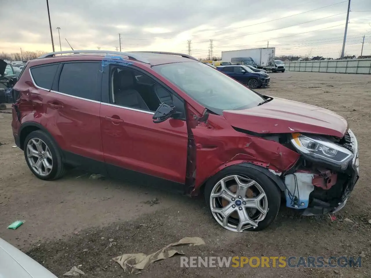 4 Photograph of a damaged car 1FMCU9J94KUB54821 FORD ESCAPE 2019