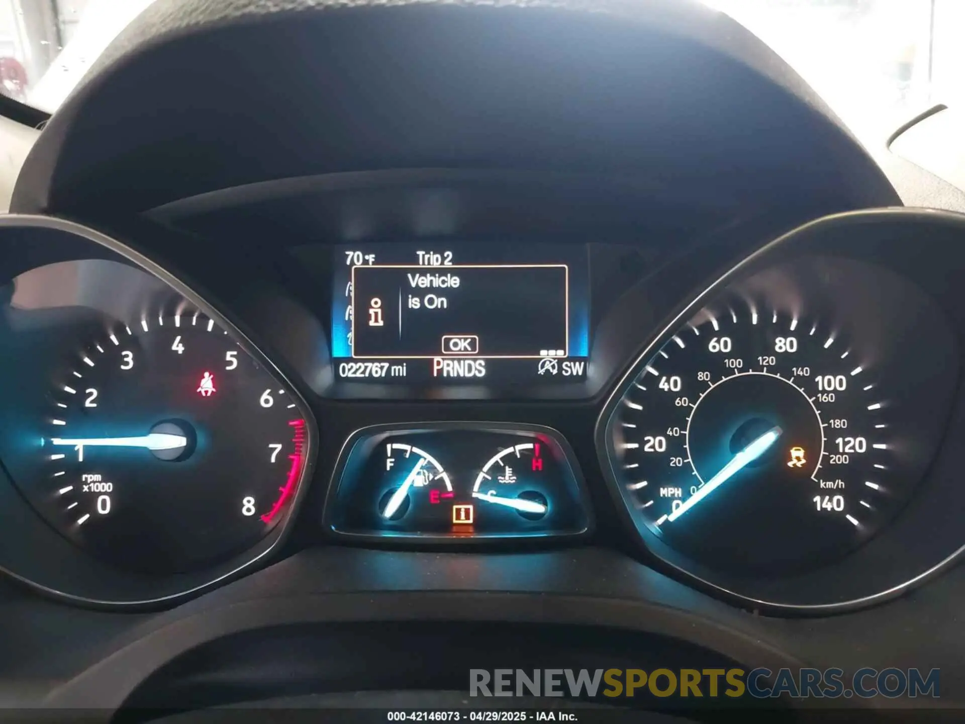 7 Photograph of a damaged car 1FMCU9J95KUA52315 FORD ESCAPE 2019