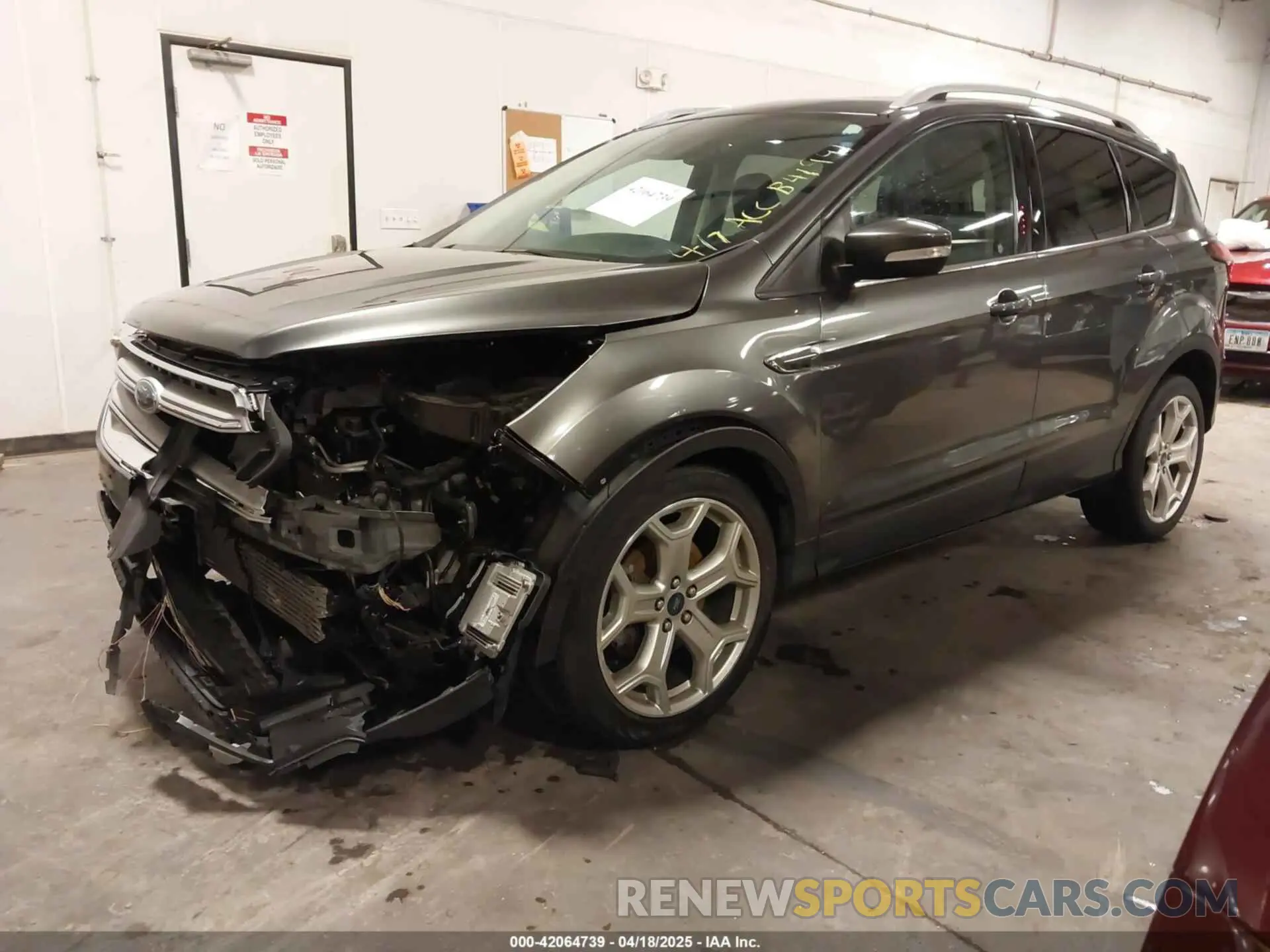 2 Photograph of a damaged car 1FMCU9J98KUB41991 FORD ESCAPE 2019