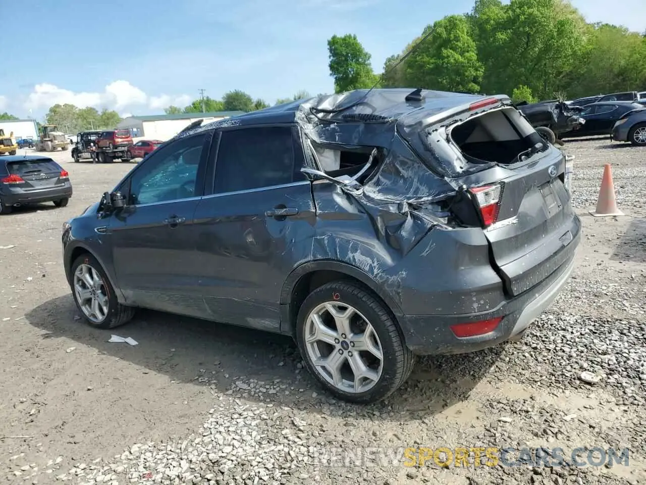 2 Photograph of a damaged car 1FMCU9J98KUB59293 FORD ESCAPE 2019