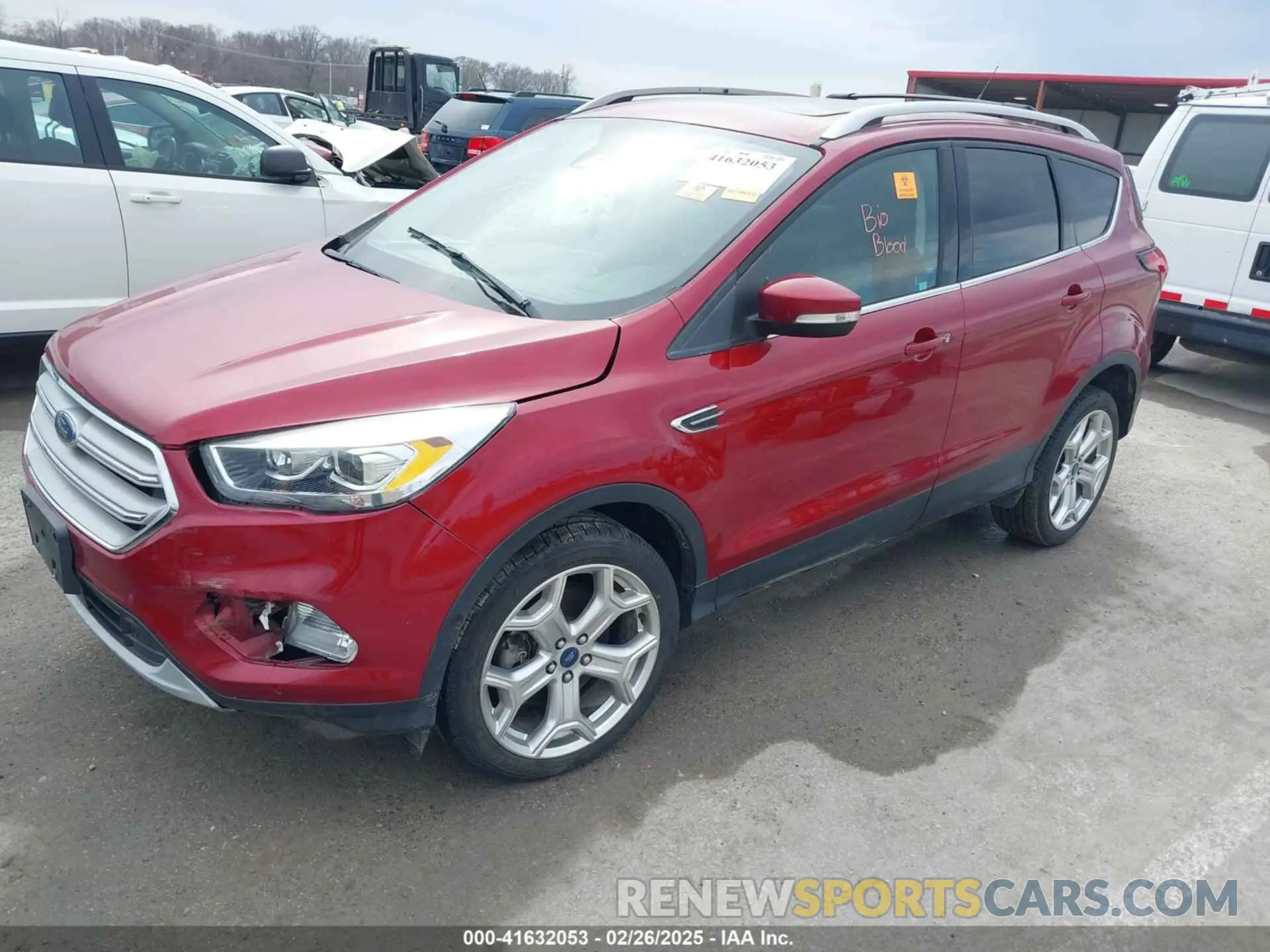 2 Photograph of a damaged car 1FMCU9J9XKUC37122 FORD ESCAPE 2019