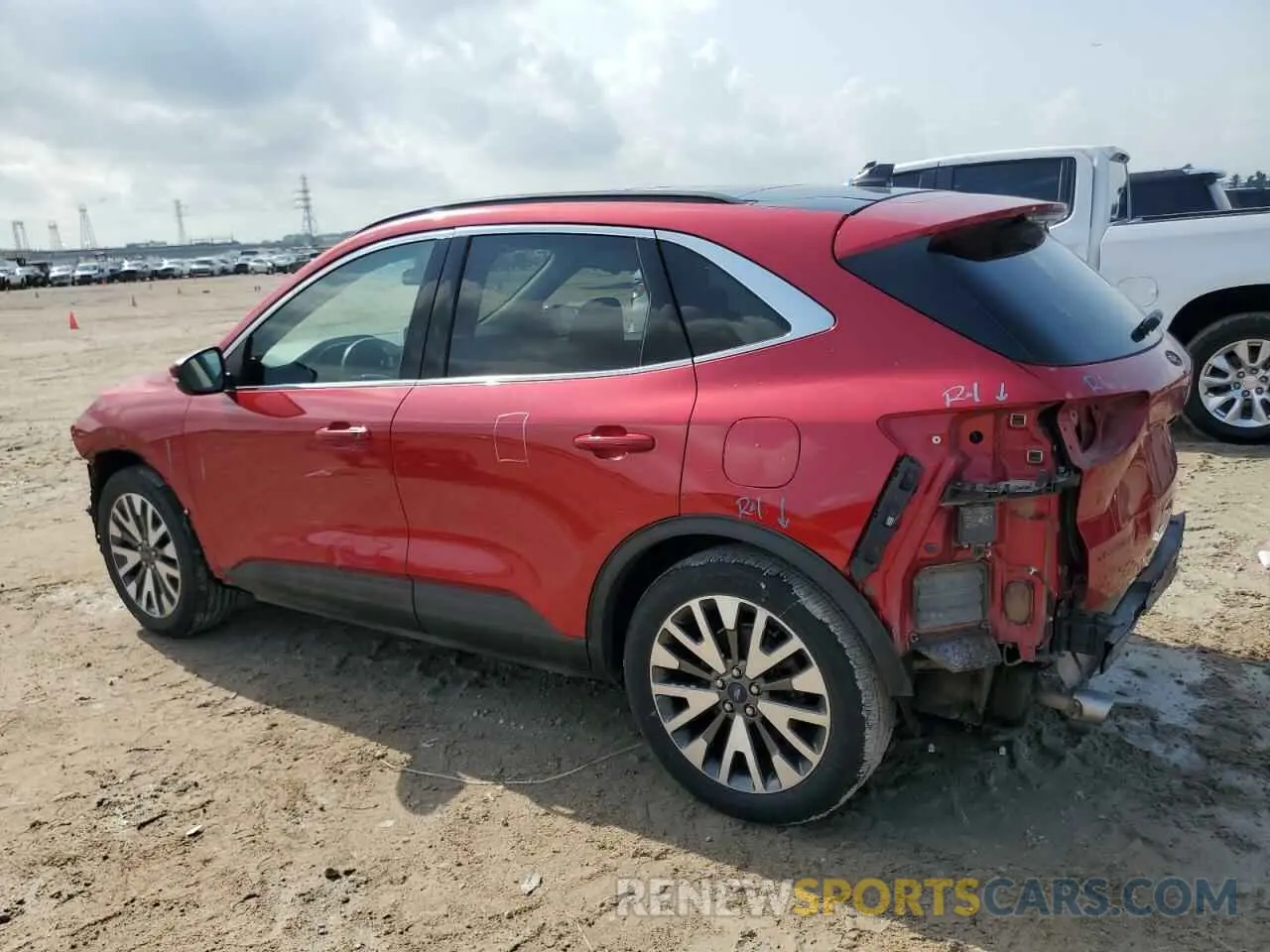 2 Photograph of a damaged car 1FMCU0DZ1LUA75325 FORD ESCAPE 2020