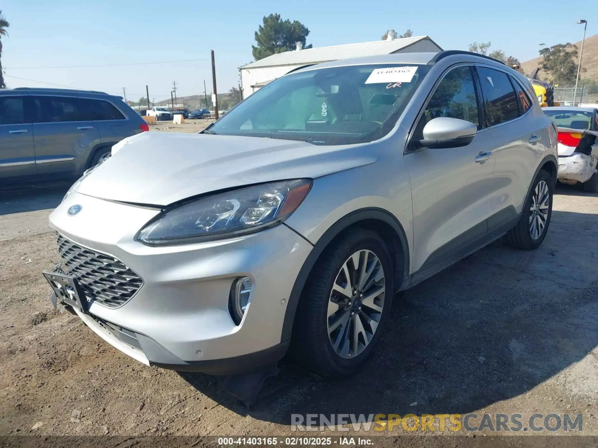 2 Photograph of a damaged car 1FMCU0DZ3LUA78694 FORD ESCAPE 2020
