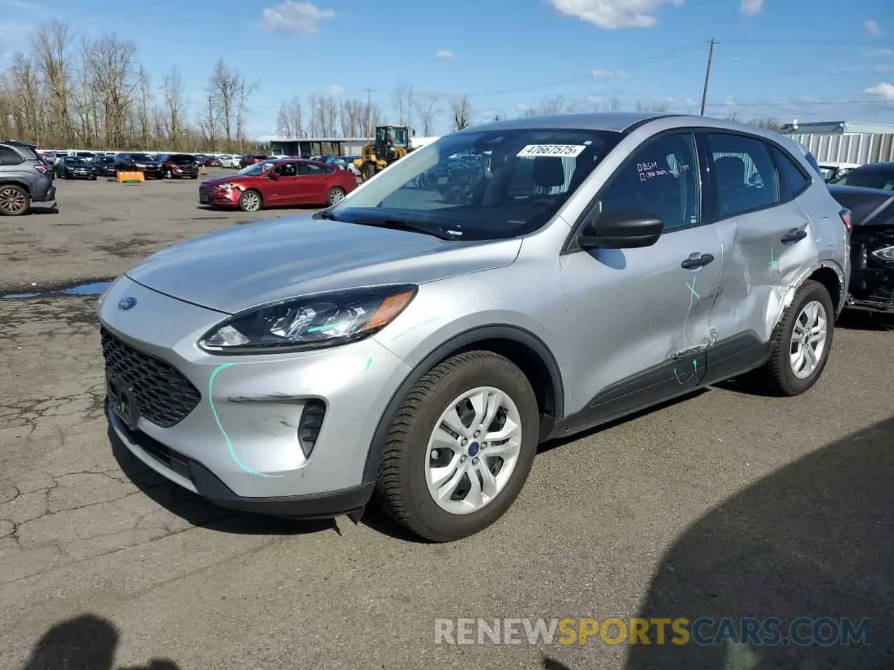 1 Photograph of a damaged car 1FMCU0F62LUA36908 FORD ESCAPE 2020