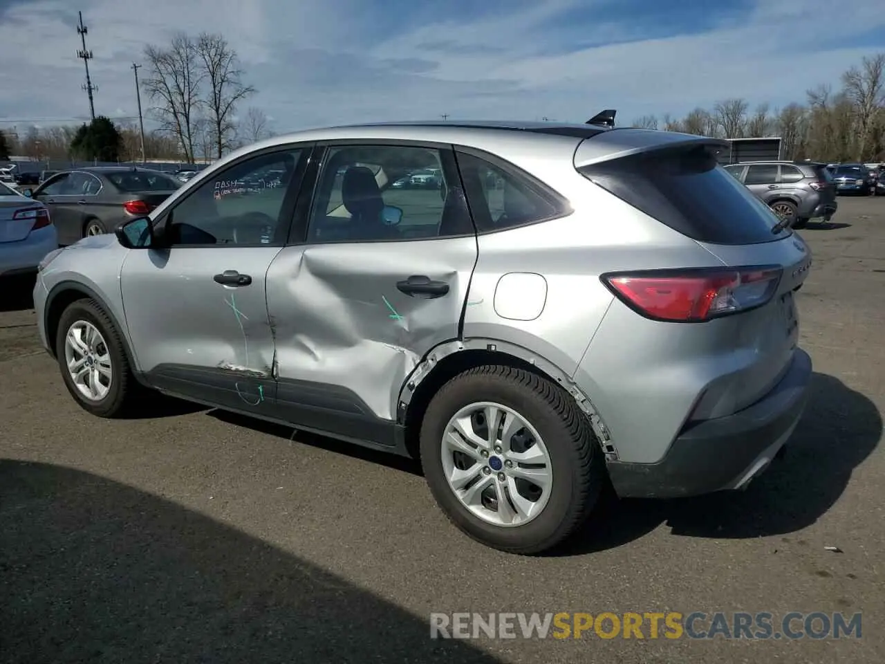 2 Photograph of a damaged car 1FMCU0F62LUA36908 FORD ESCAPE 2020