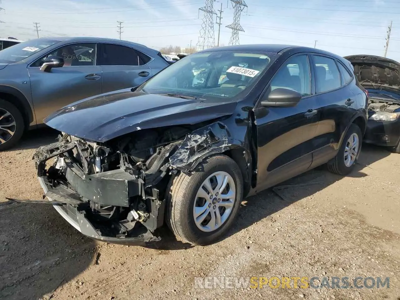 1 Photograph of a damaged car 1FMCU0F69LUB60206 FORD ESCAPE 2020