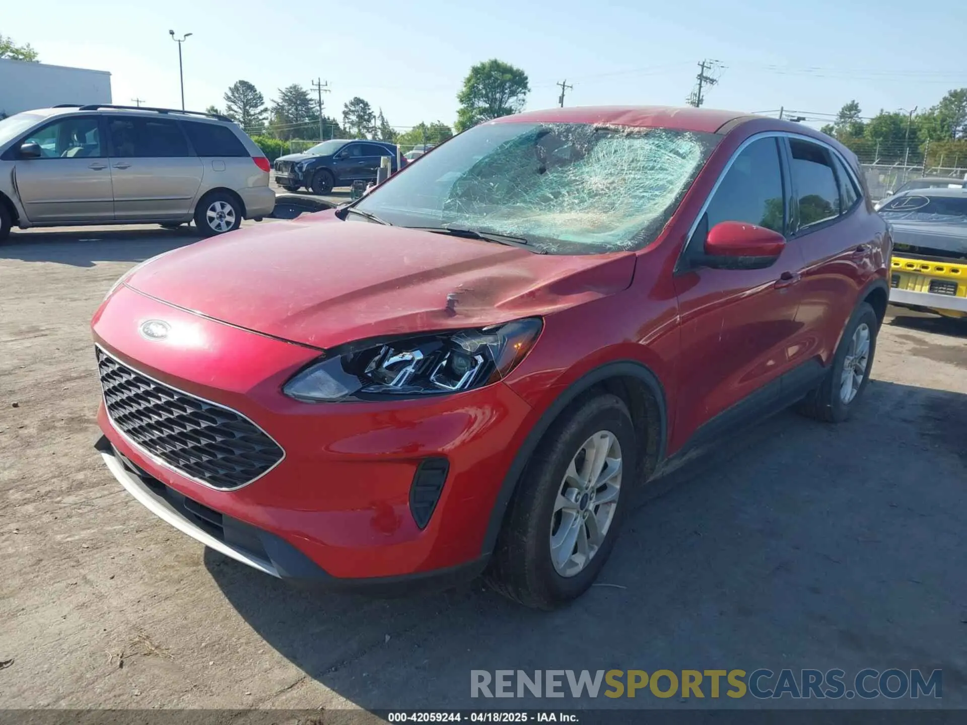 2 Photograph of a damaged car 1FMCU0G62LUB94518 FORD ESCAPE 2020