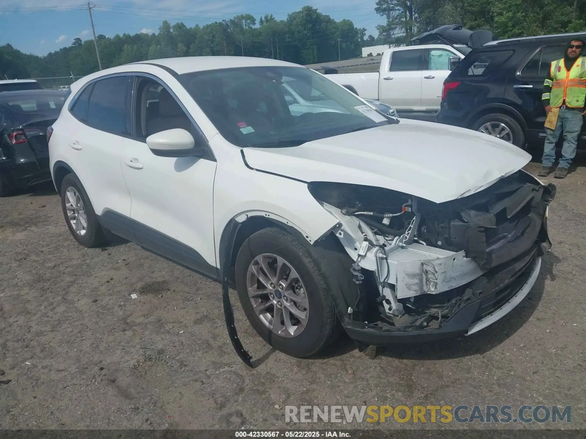 1 Photograph of a damaged car 1FMCU0G67LUA66744 FORD ESCAPE 2020