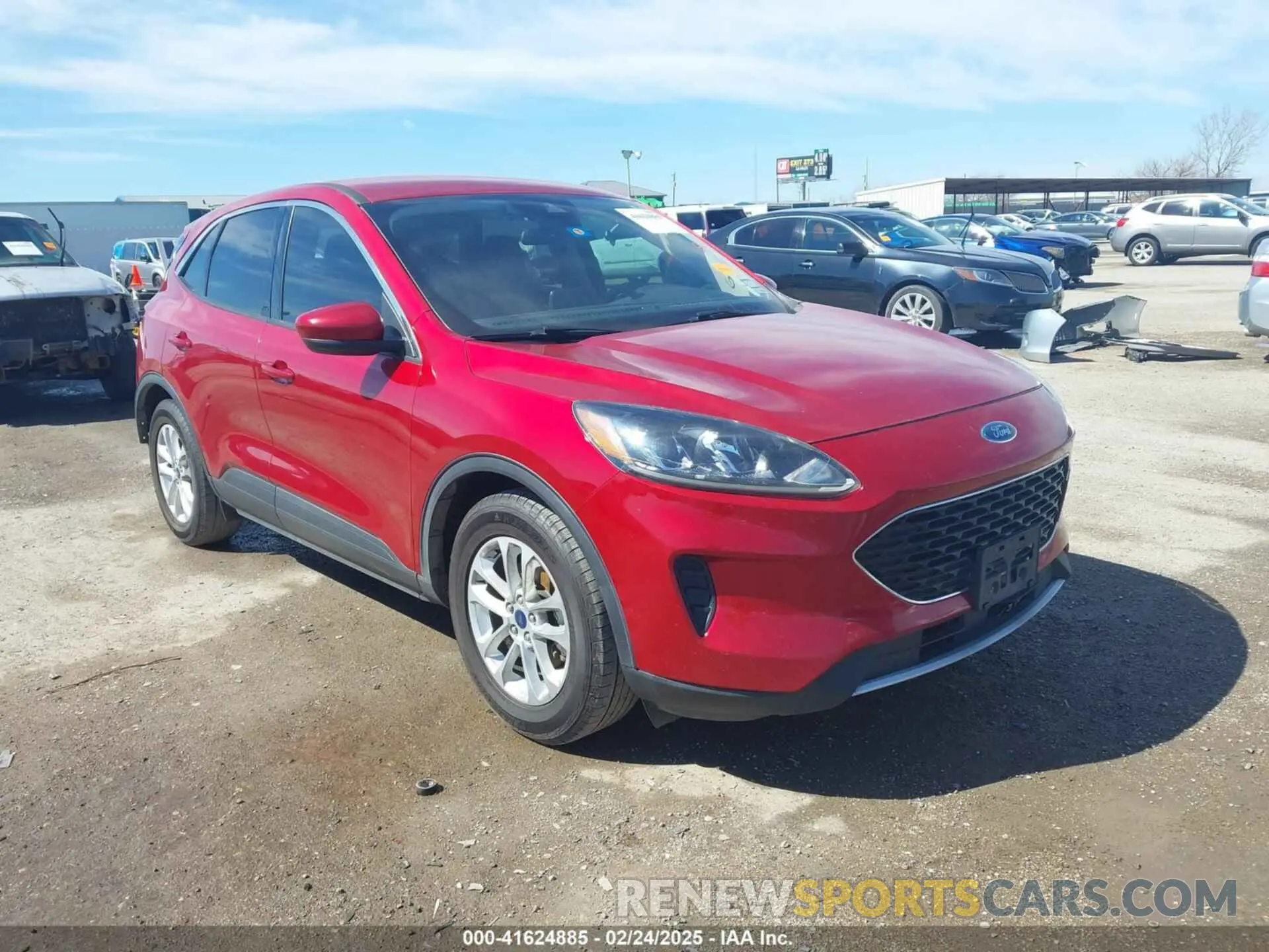 1 Photograph of a damaged car 1FMCU0G69LUA54045 FORD ESCAPE 2020