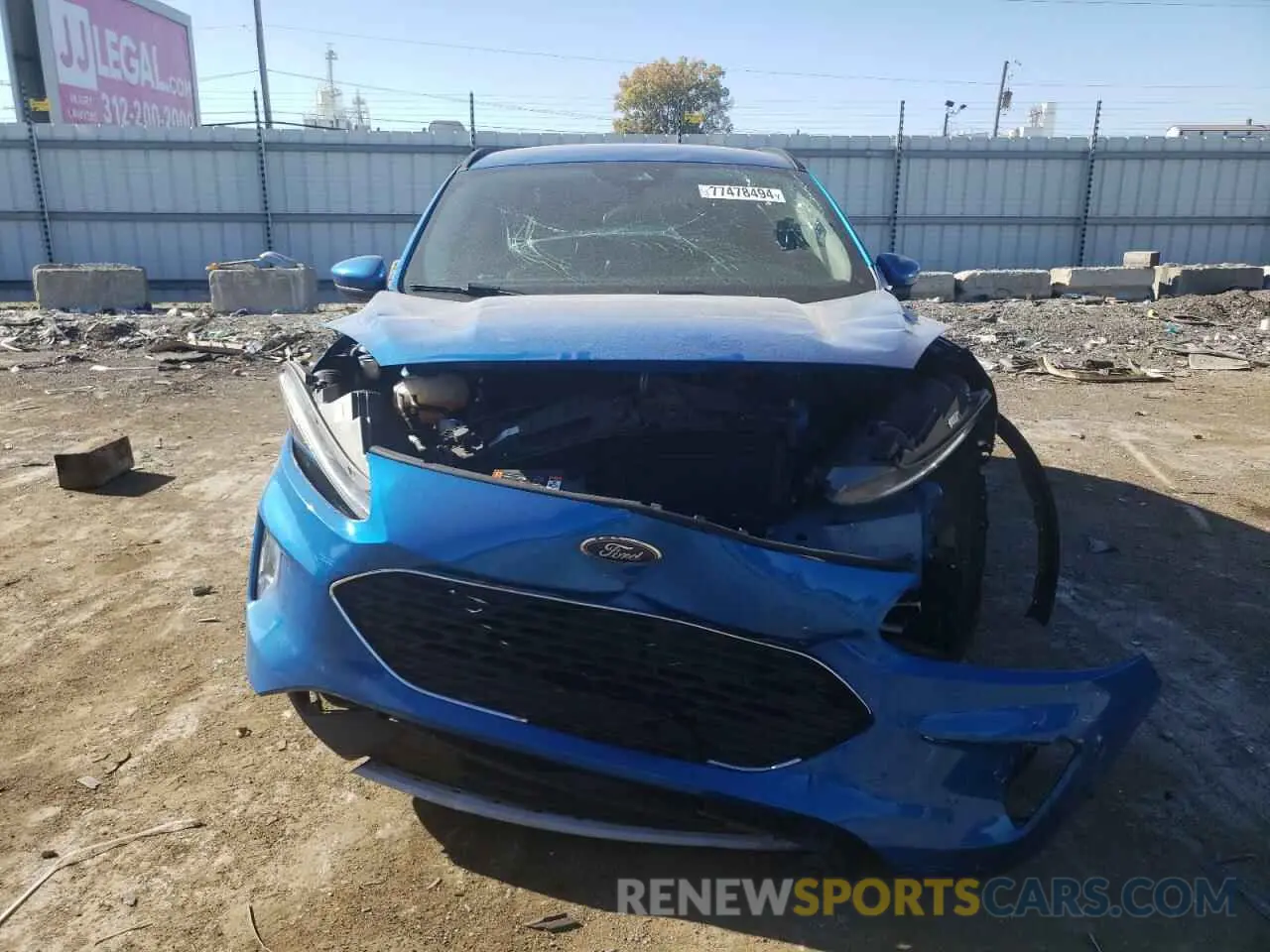 5 Photograph of a damaged car 1FMCU0H62LUB20529 FORD ESCAPE 2020