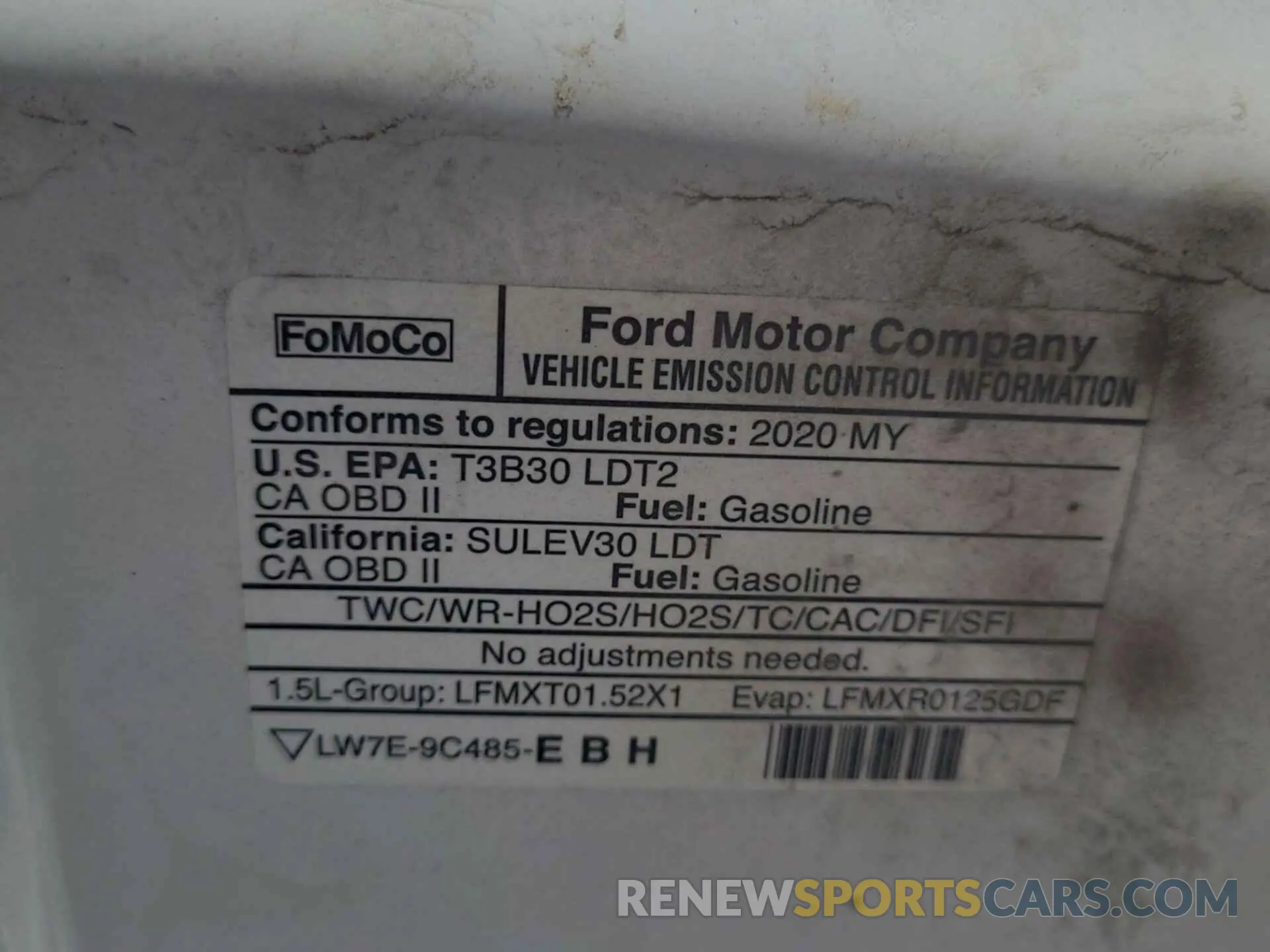 9 Photograph of a damaged car 1FMCU9G60LUB25721 FORD ESCAPE 2020
