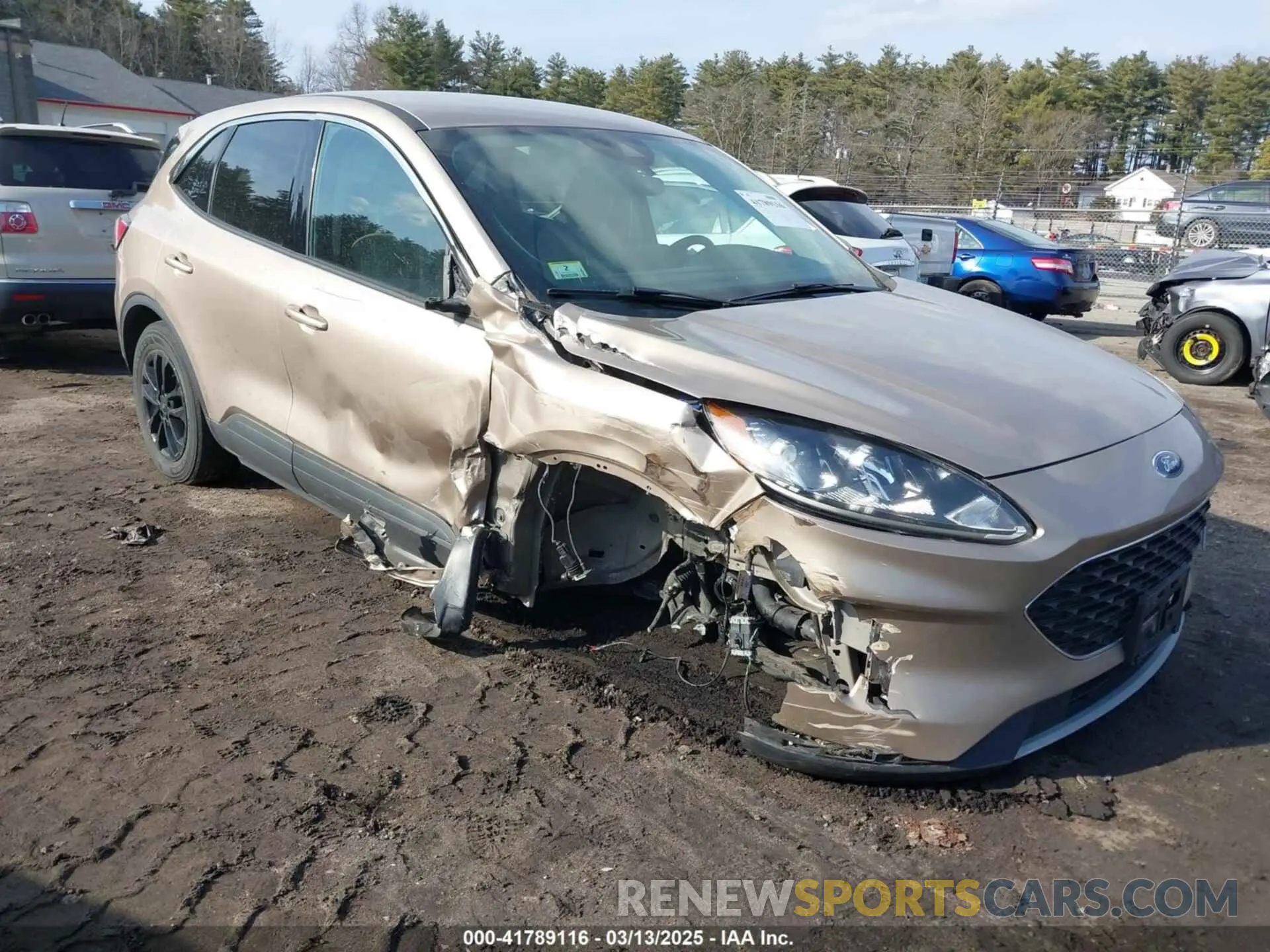 1 Photograph of a damaged car 1FMCU9G61LUB25162 FORD ESCAPE 2020