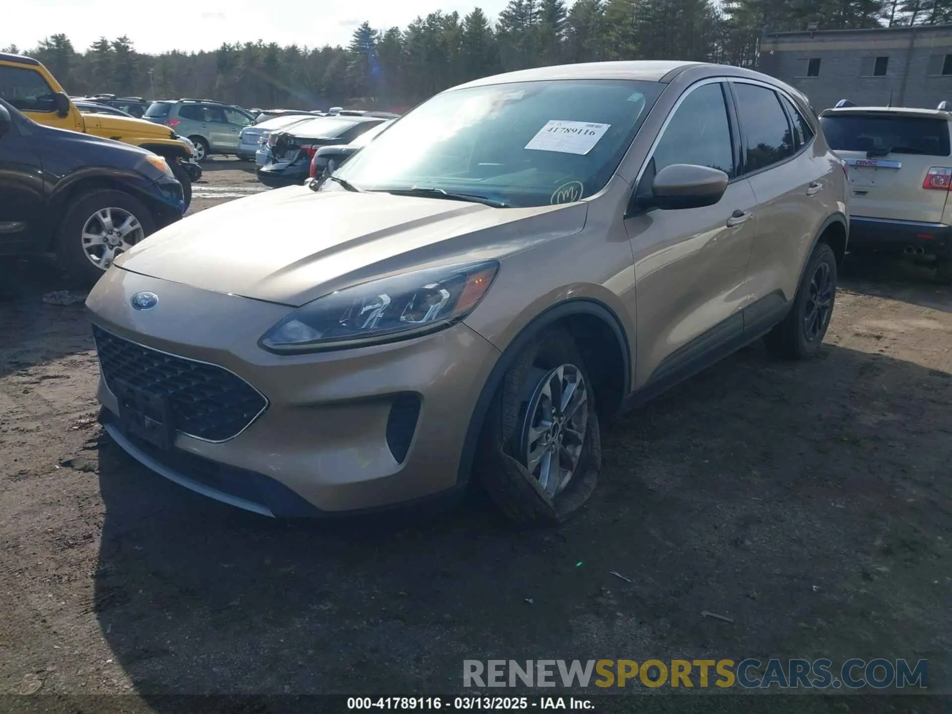 2 Photograph of a damaged car 1FMCU9G61LUB25162 FORD ESCAPE 2020