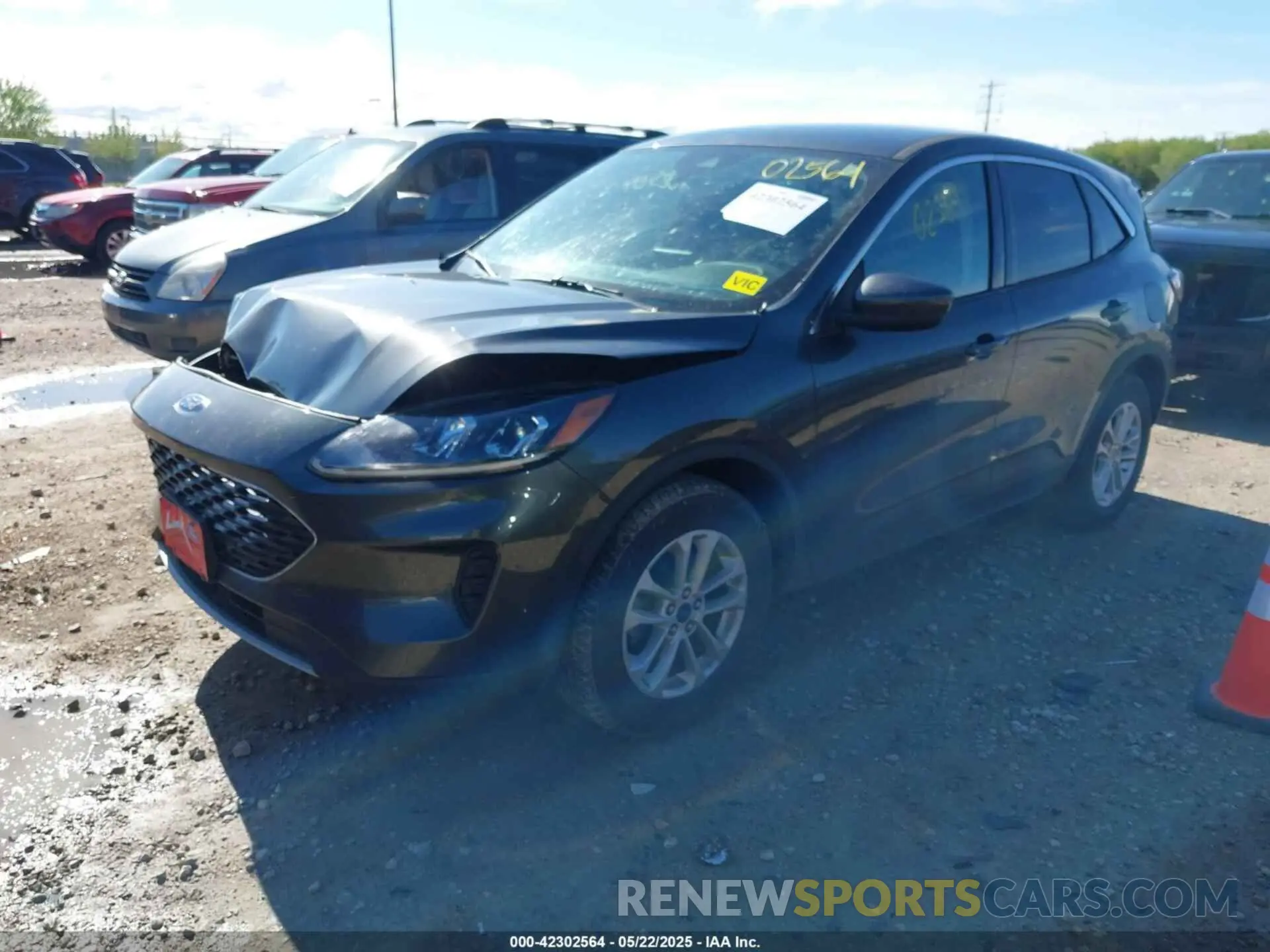 2 Photograph of a damaged car 1FMCU9G63LUC13520 FORD ESCAPE 2020