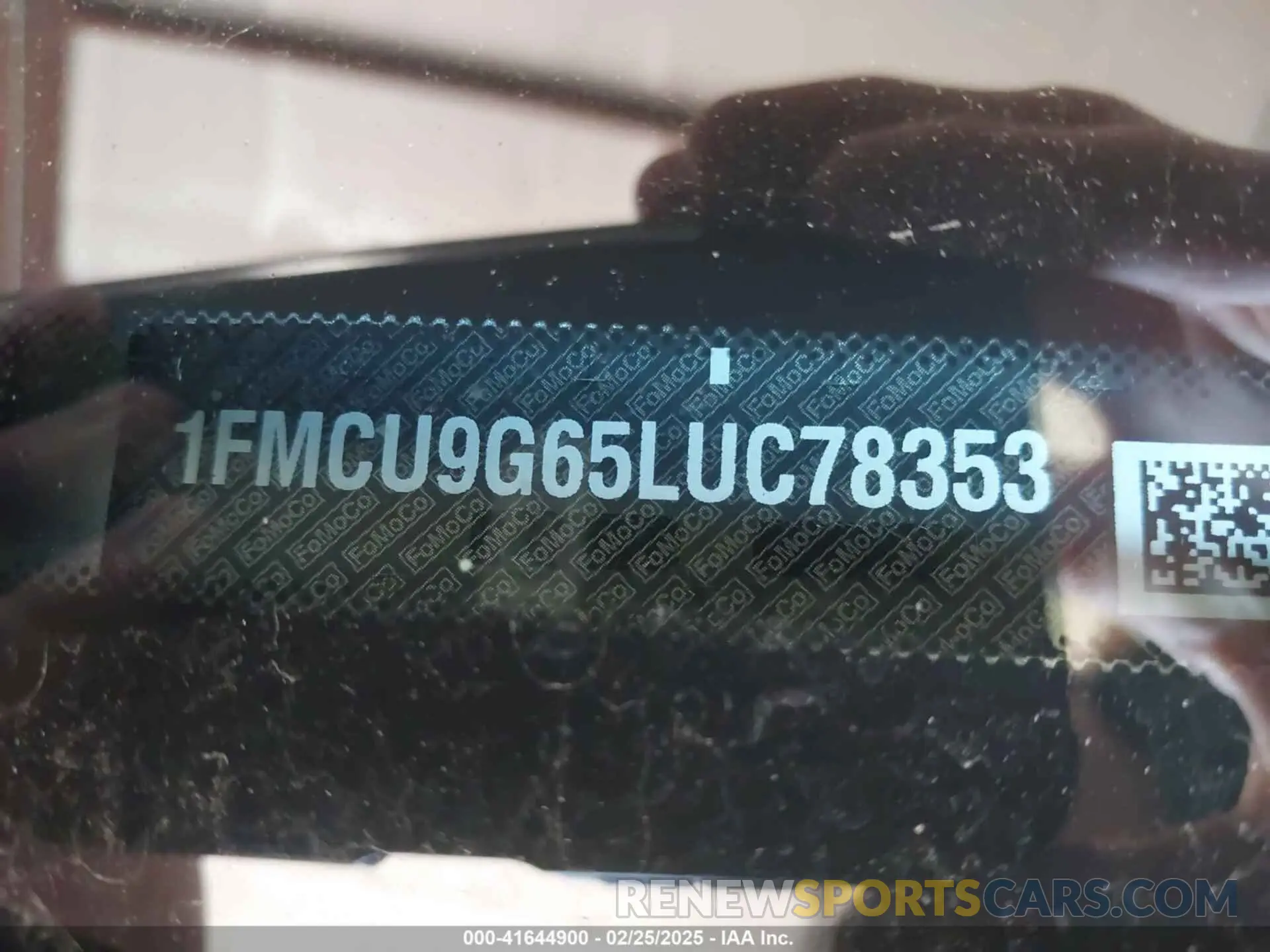 9 Photograph of a damaged car 1FMCU9G65LUC78353 FORD ESCAPE 2020
