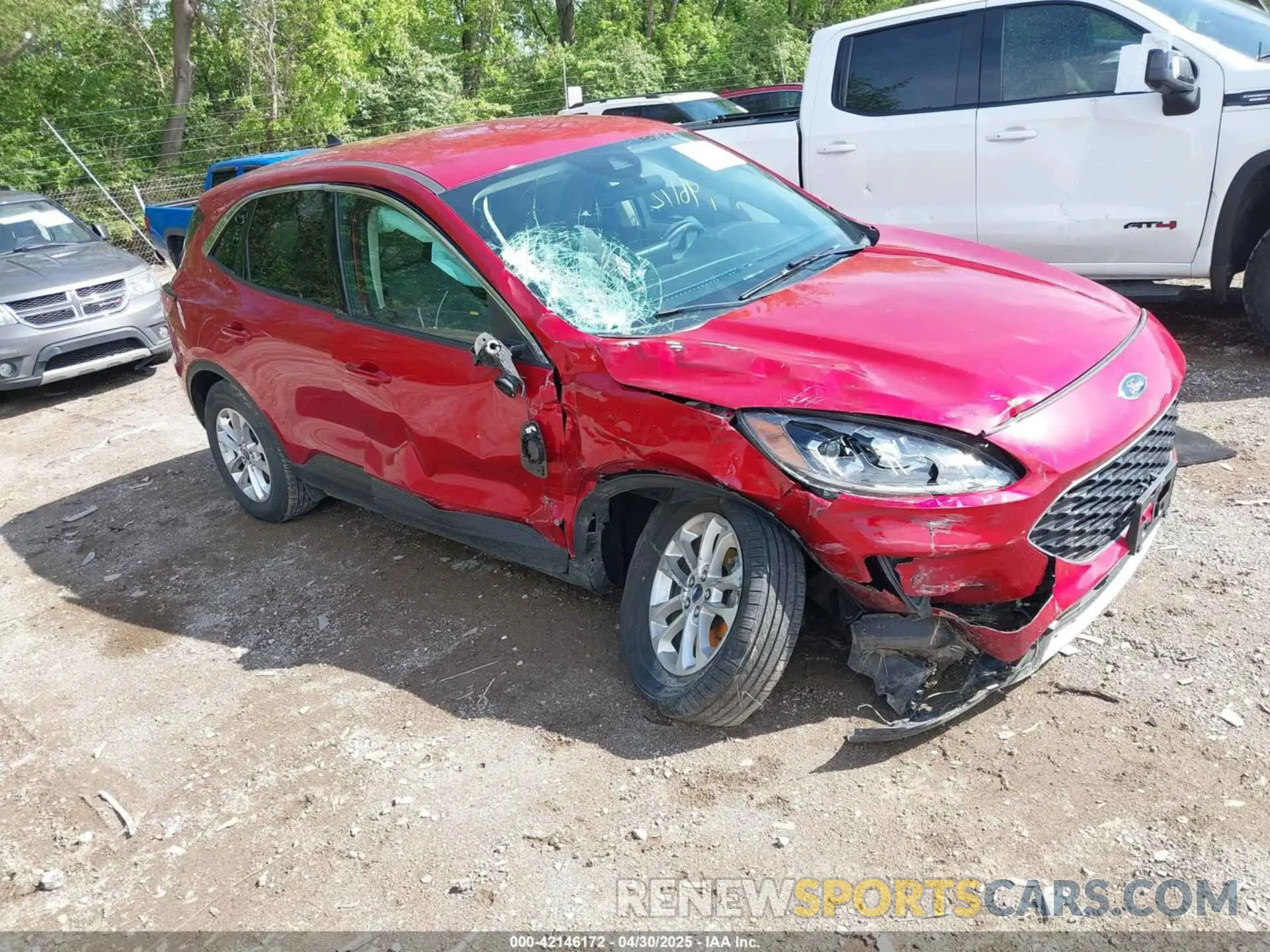 1 Photograph of a damaged car 1FMCU9G66LUC40629 FORD ESCAPE 2020