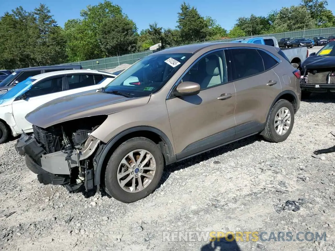 1 Photograph of a damaged car 1FMCU9G69LUB63156 FORD ESCAPE 2020