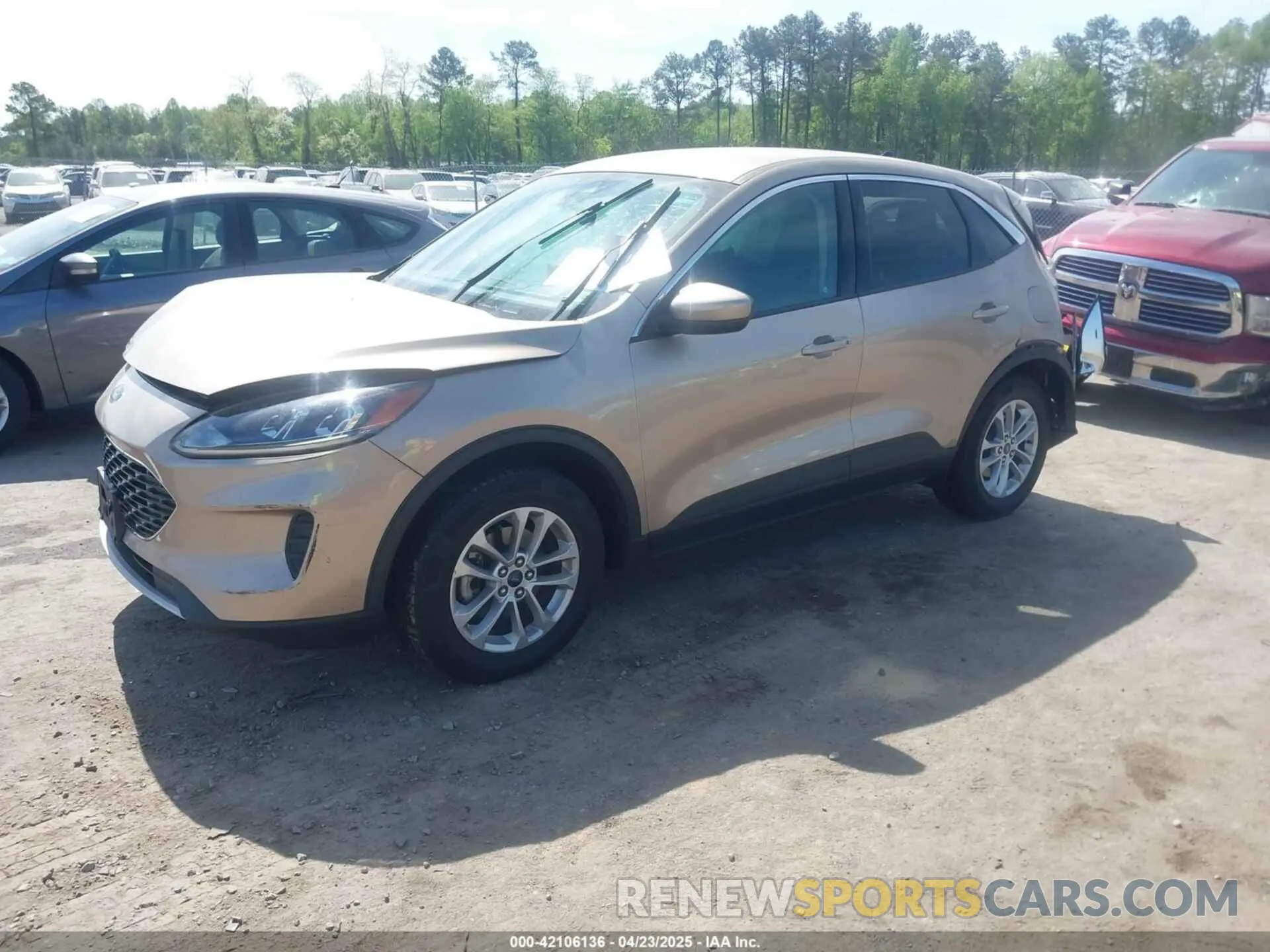 2 Photograph of a damaged car 1FMCU9G6XLUA25108 FORD ESCAPE 2020