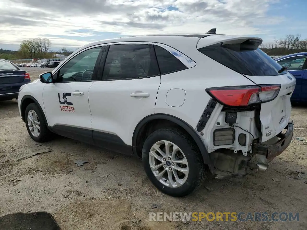 2 Photograph of a damaged car 1FMCU9G6XLUA49604 FORD ESCAPE 2020