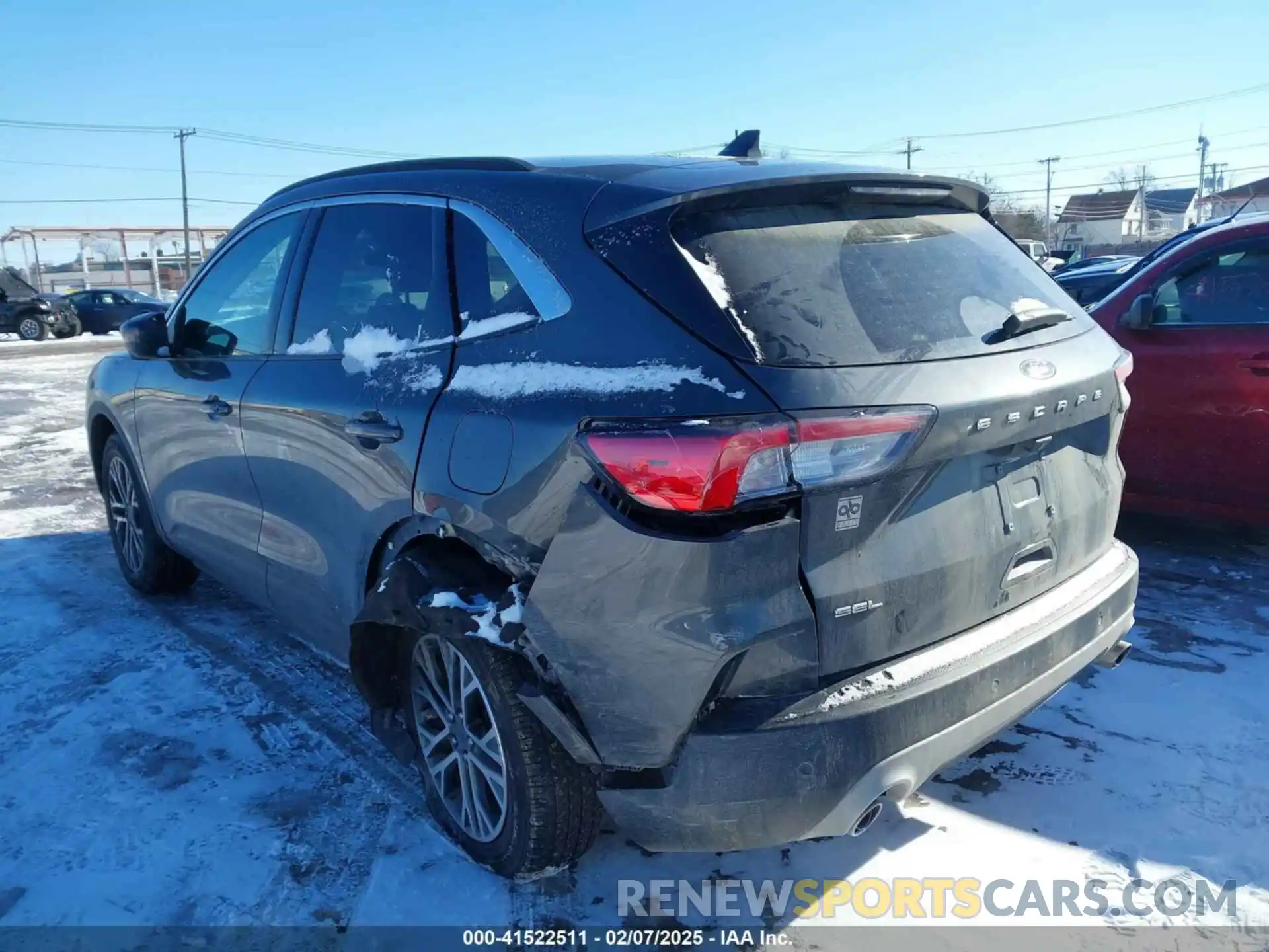 3 Photograph of a damaged car 1FMCU9H68LUC68141 FORD ESCAPE 2020