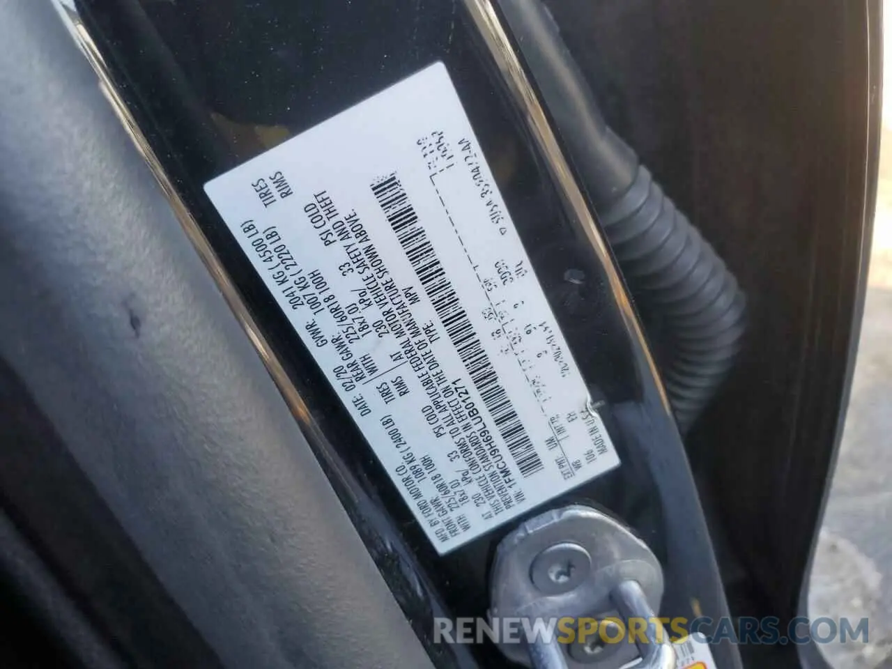 13 Photograph of a damaged car 1FMCU9H69LUB01271 FORD ESCAPE 2020