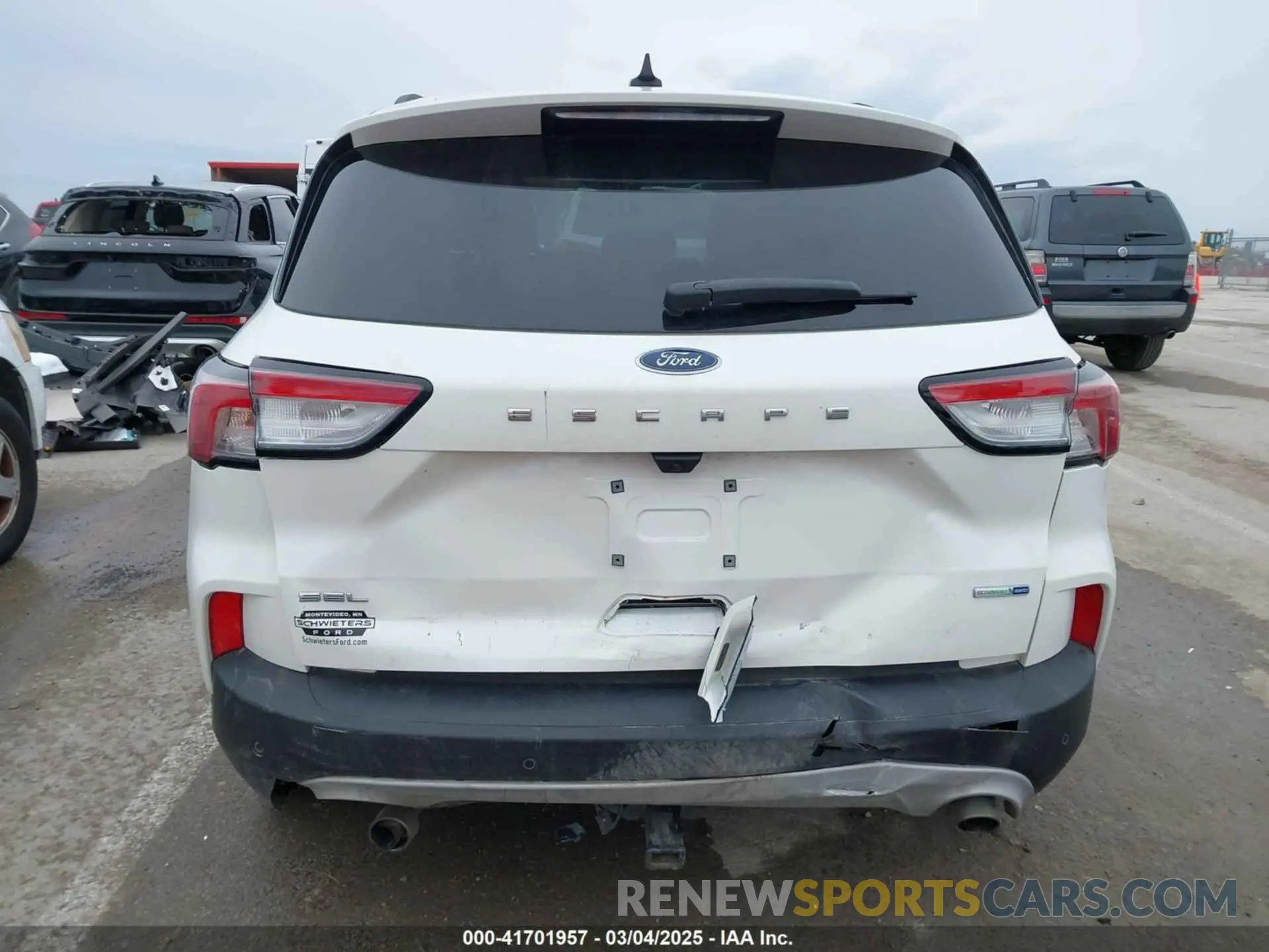 16 Photograph of a damaged car 1FMCU9H6XLUA52288 FORD ESCAPE 2020