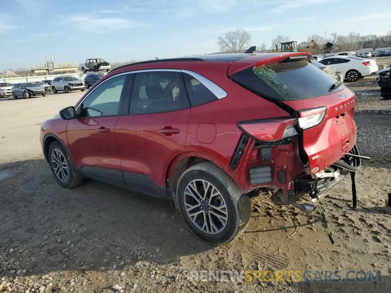 2 Photograph of a damaged car 1FMCU9H6XLUB67828 FORD ESCAPE 2020