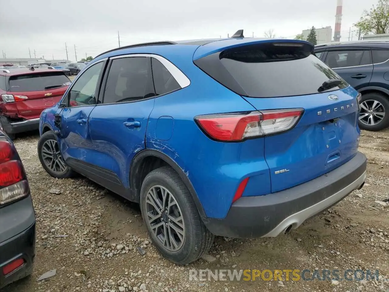 2 Photograph of a damaged car 1FMCU9H6XLUC40518 FORD ESCAPE 2020