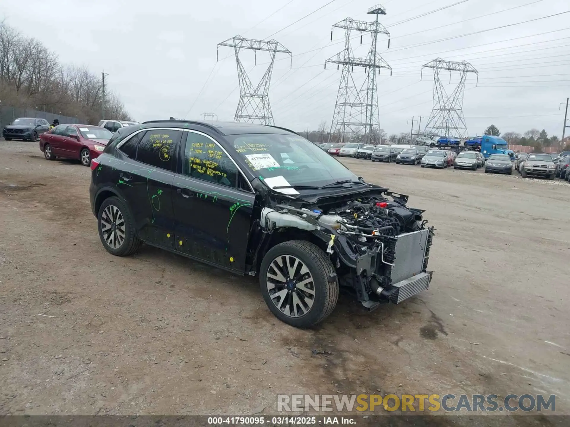 1 Photograph of a damaged car 1FMCU9H90LUB95471 FORD ESCAPE 2020