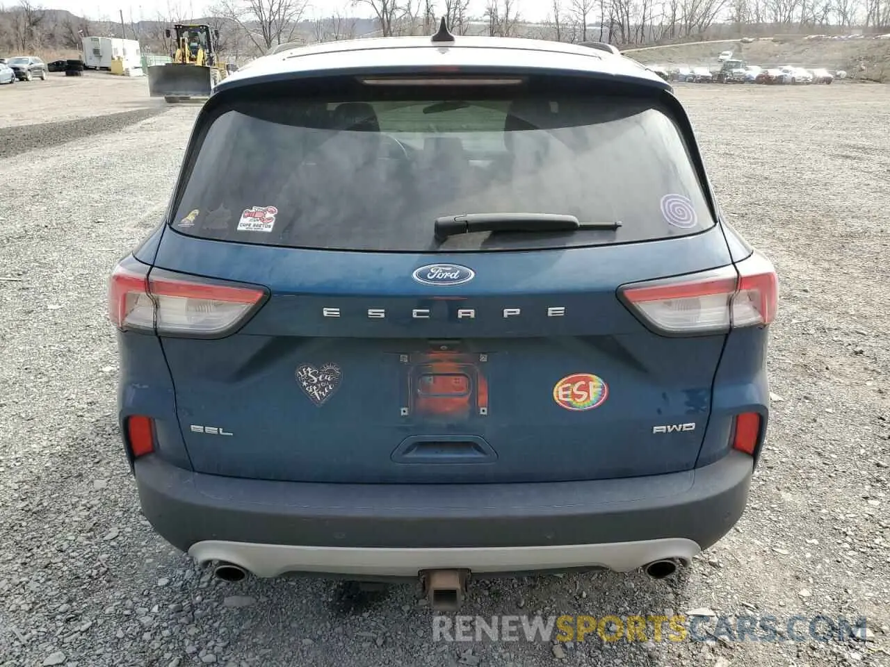 6 Photograph of a damaged car 1FMCU9H9XLUC53022 FORD ESCAPE 2020