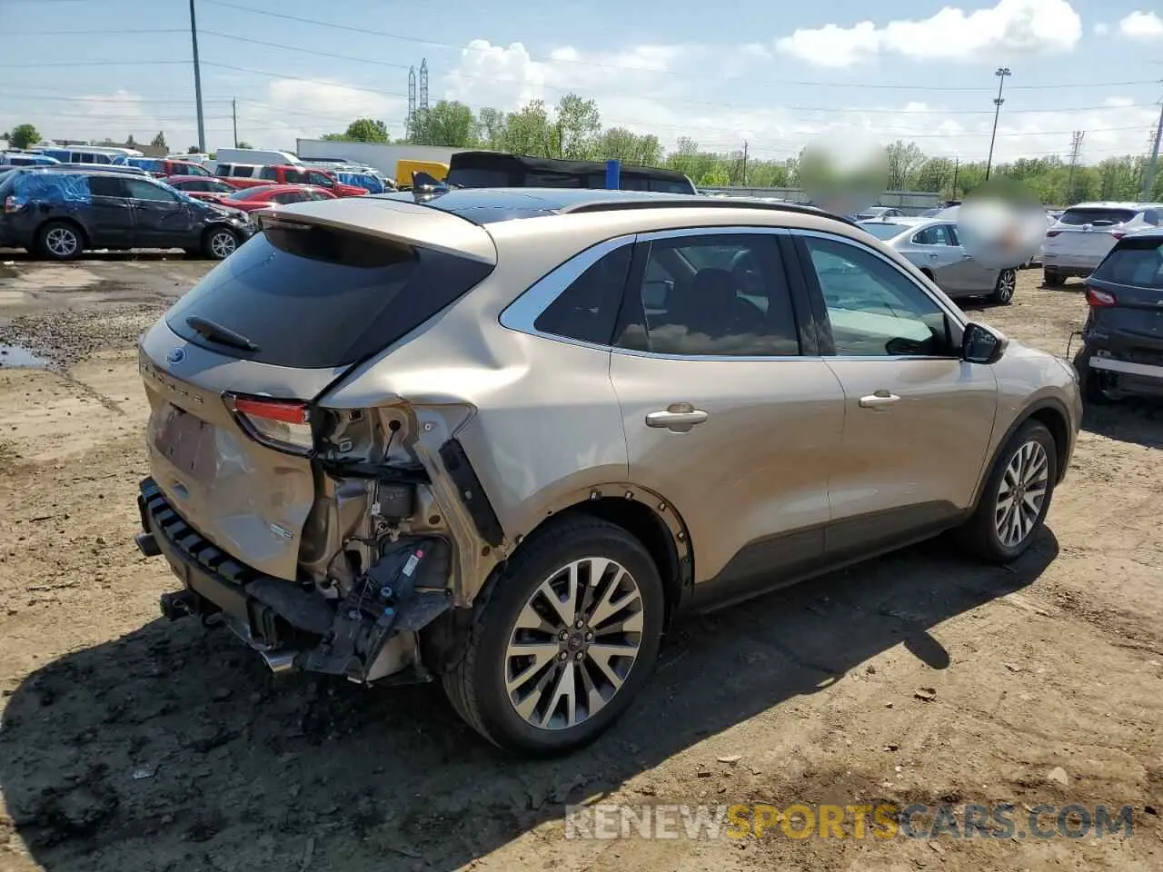 3 Photograph of a damaged car 1FMCU9J90LUA49890 FORD ESCAPE 2020