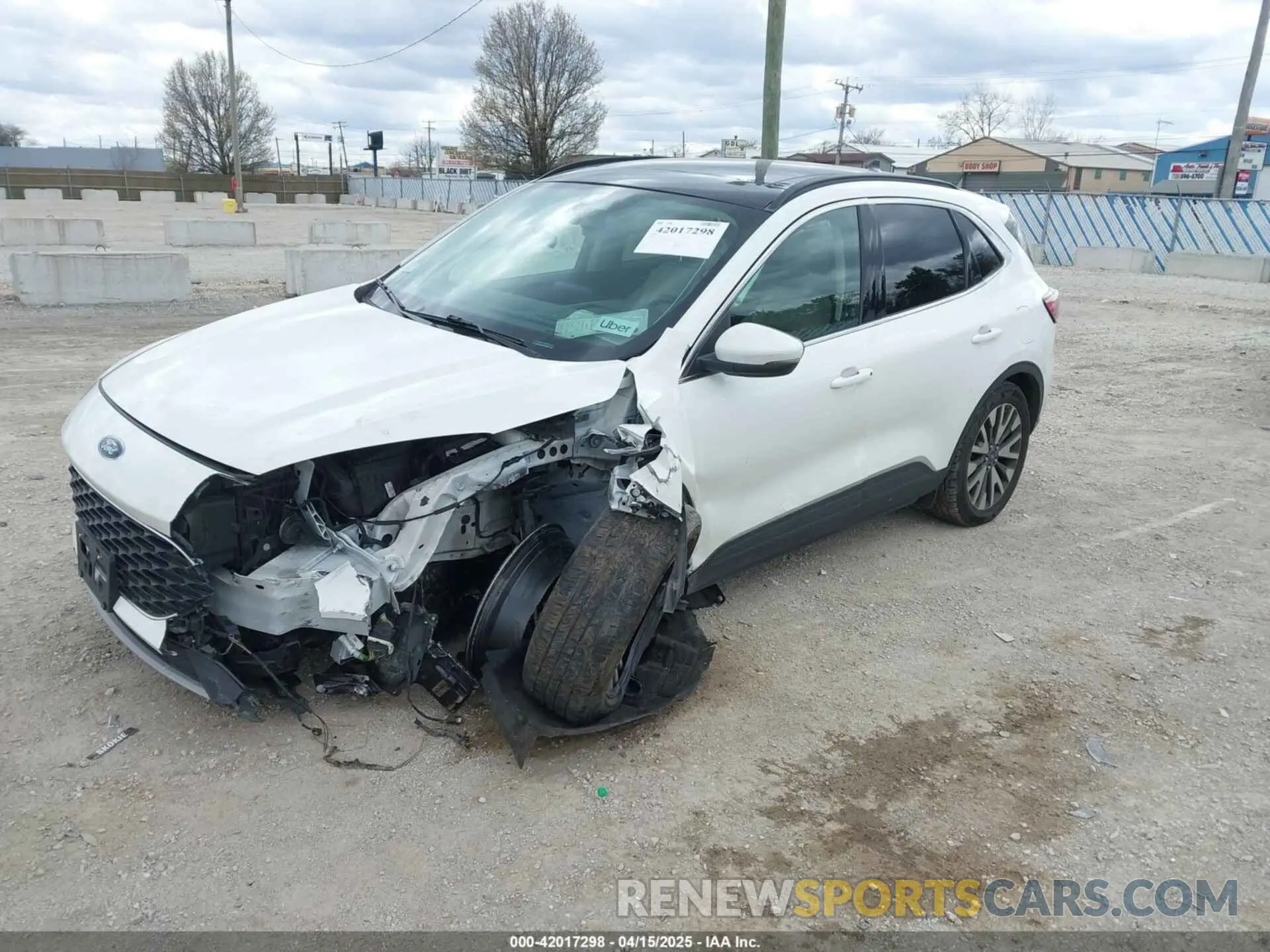 2 Photograph of a damaged car 1FMCU9J93LUA08203 FORD ESCAPE 2020