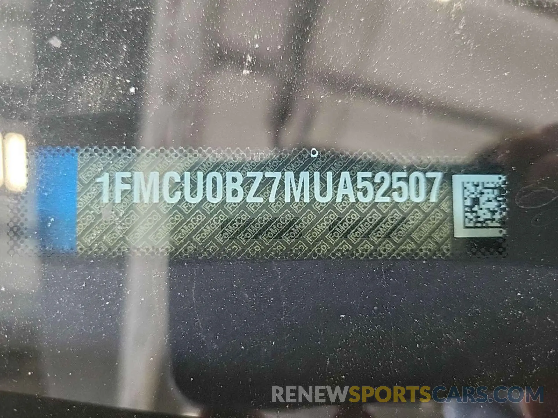 11 Photograph of a damaged car 1FMCU0BZ7MUA52507 FORD ESCAPE 2021