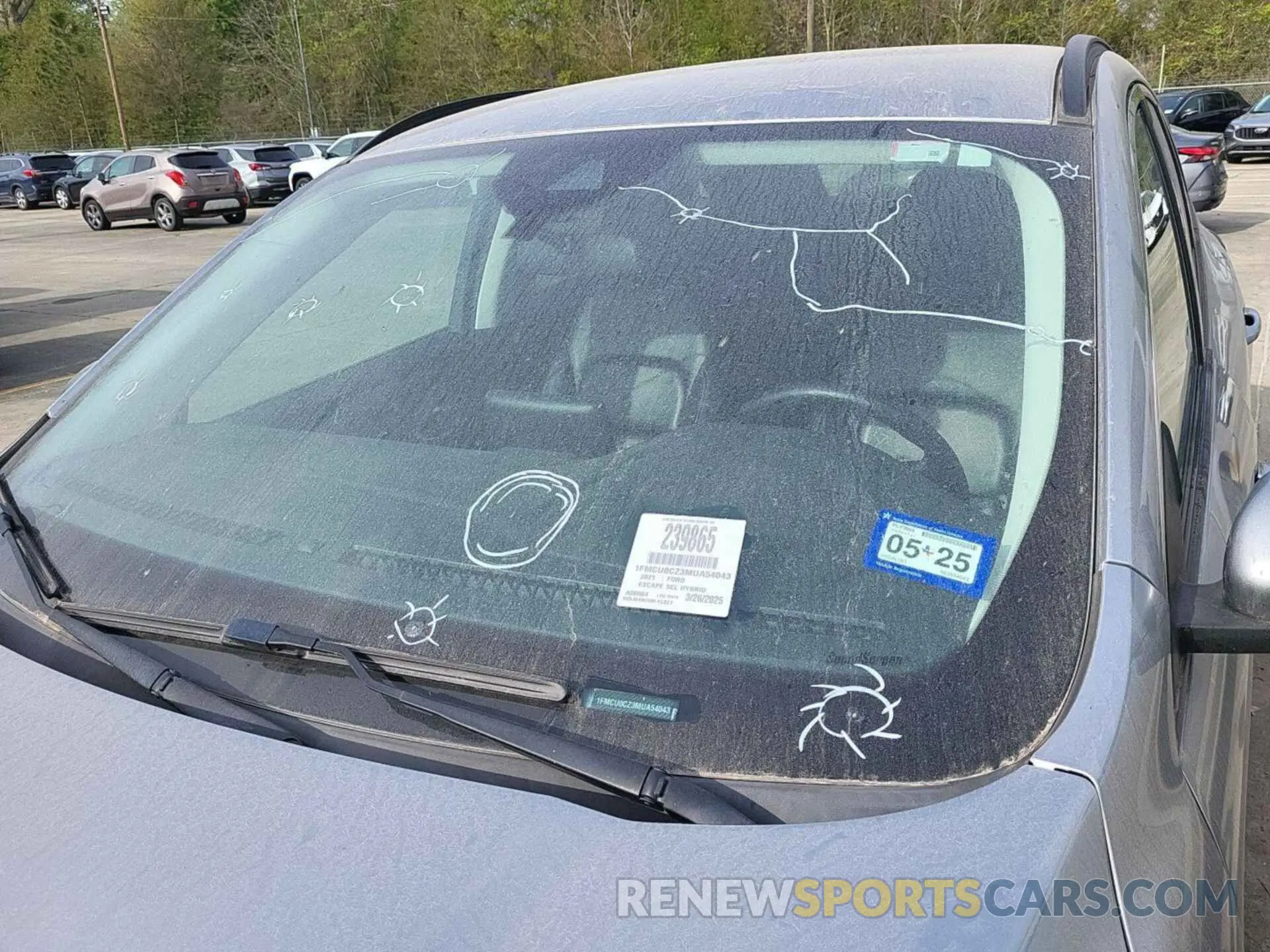 1 Photograph of a damaged car 1FMCU0CZ3MUA54043 FORD ESCAPE 2021