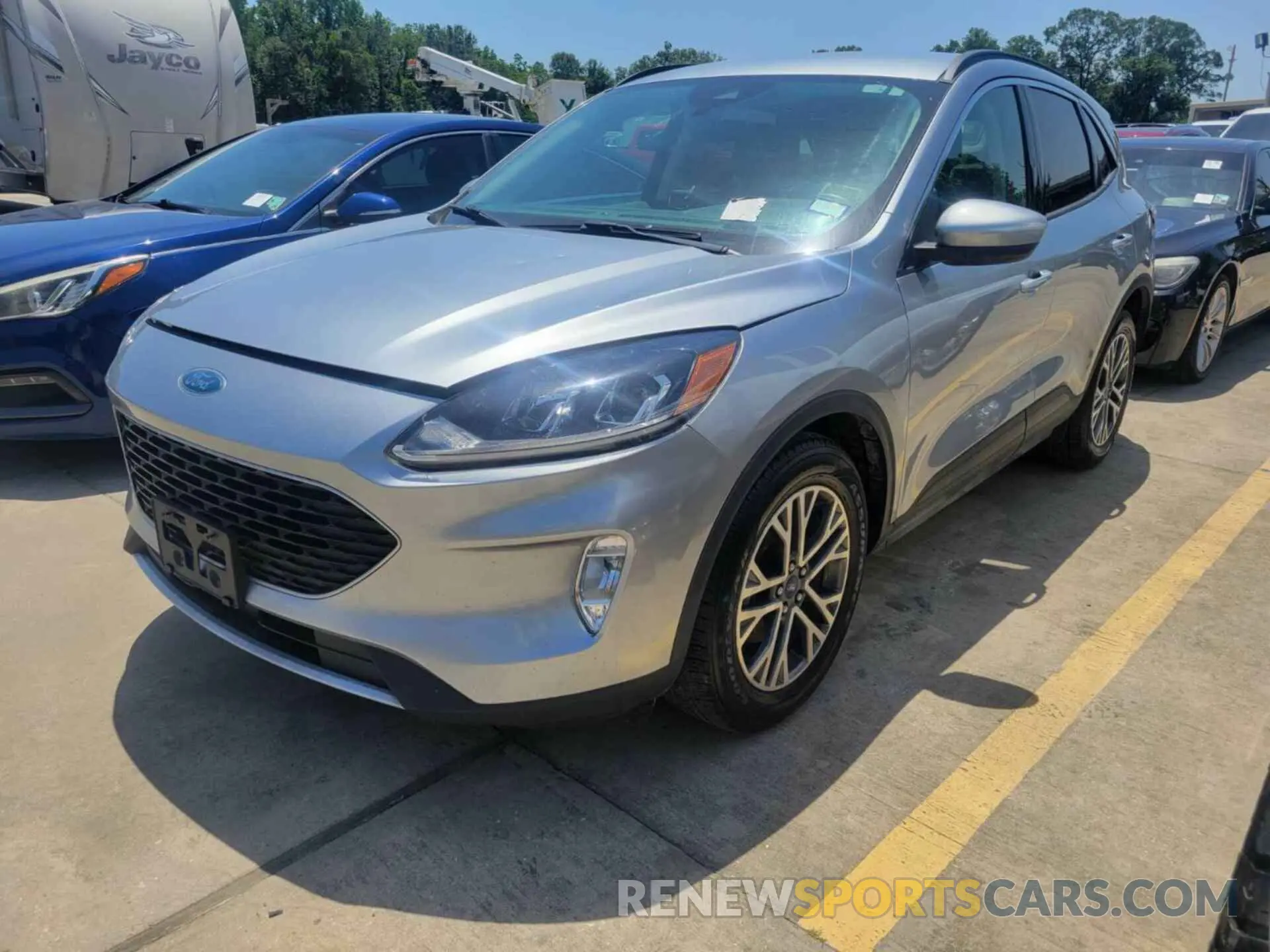 8 Photograph of a damaged car 1FMCU0CZ3MUA54043 FORD ESCAPE 2021
