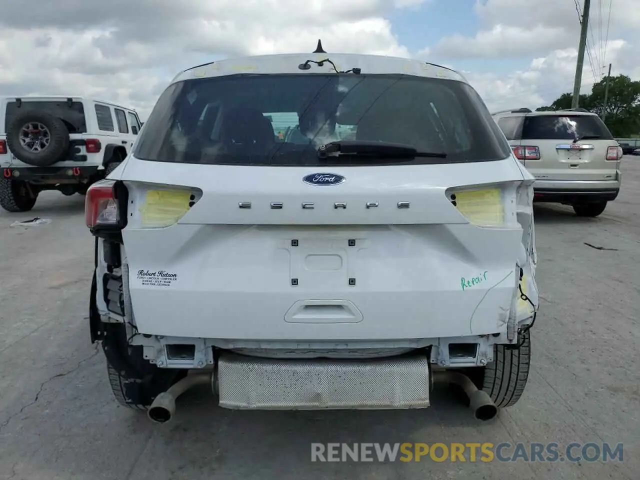 6 Photograph of a damaged car 1FMCU0F61MUA01603 FORD ESCAPE 2021