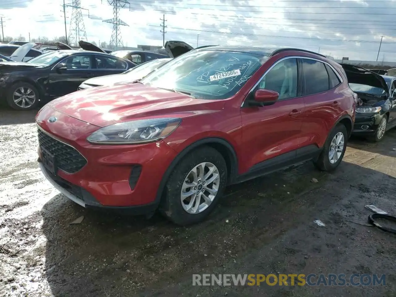 1 Photograph of a damaged car 1FMCU0G61MUA21588 FORD ESCAPE 2021