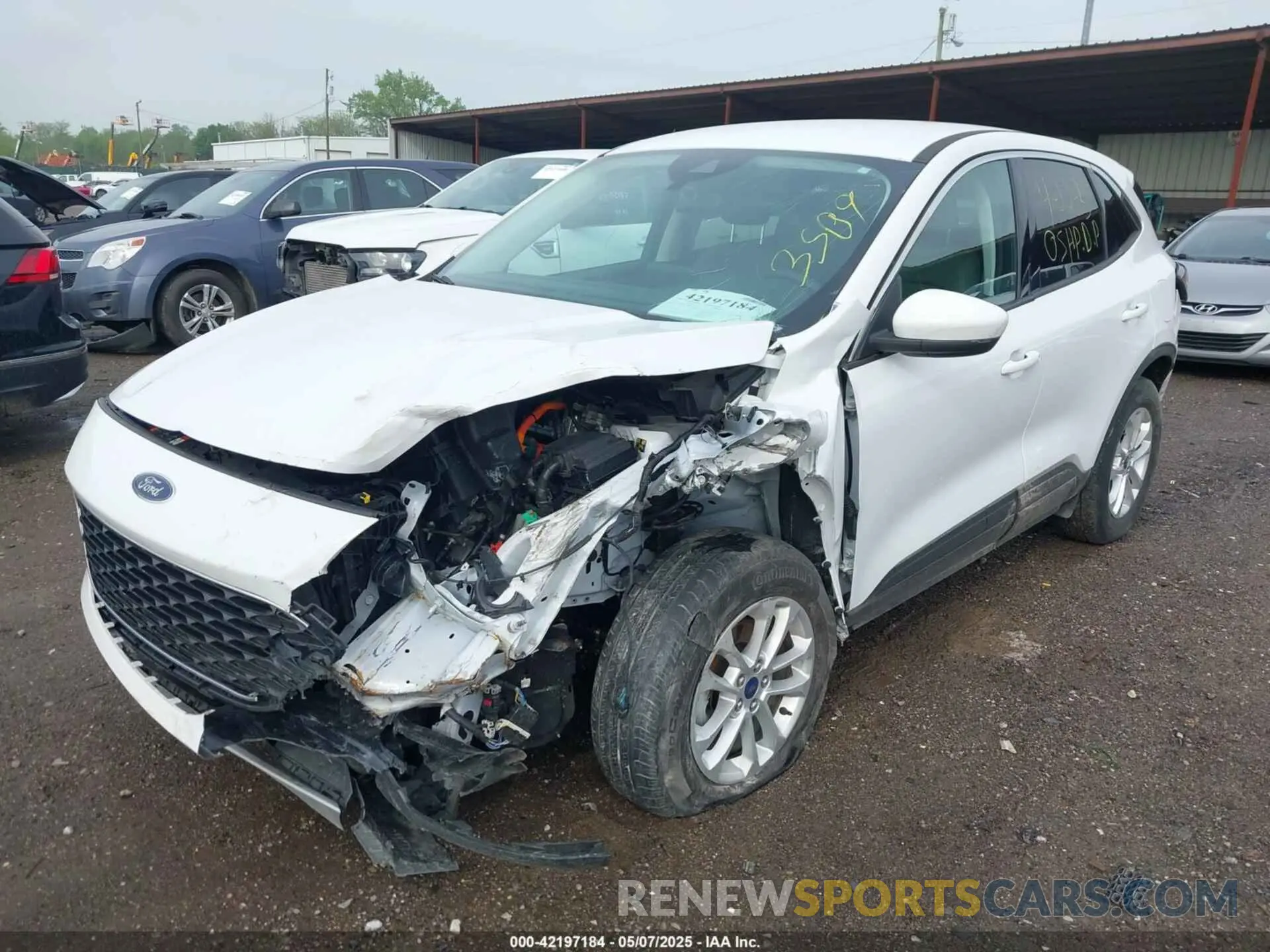 2 Photograph of a damaged car 1FMCU9BZ6MUA83509 FORD ESCAPE 2021