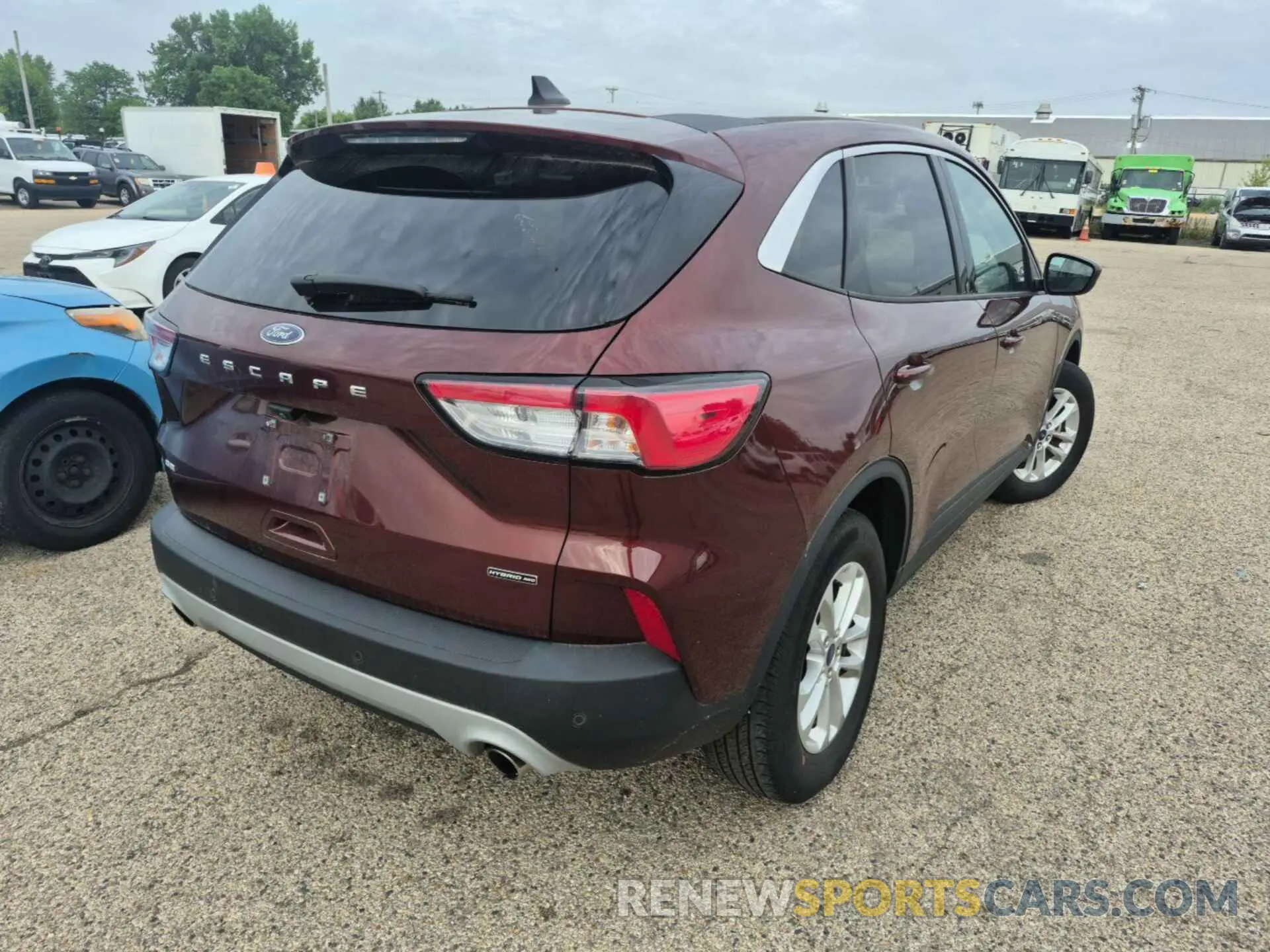 8 Photograph of a damaged car 1FMCU9BZ9MUA52867 FORD ESCAPE 2021