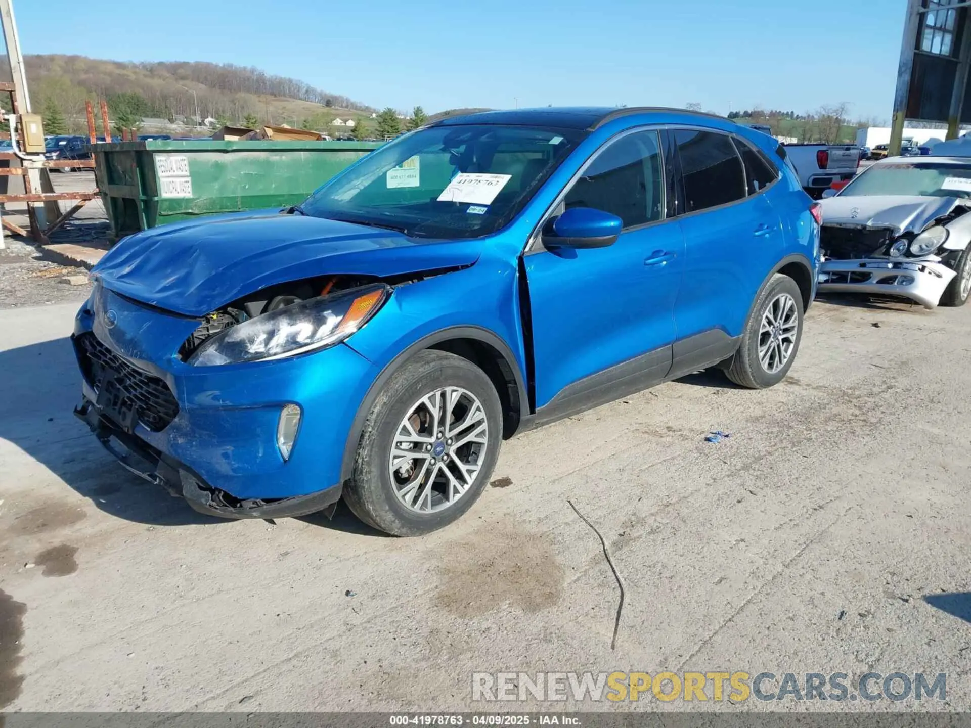 2 Photograph of a damaged car 1FMCU9CZ7MUA20319 FORD ESCAPE 2021