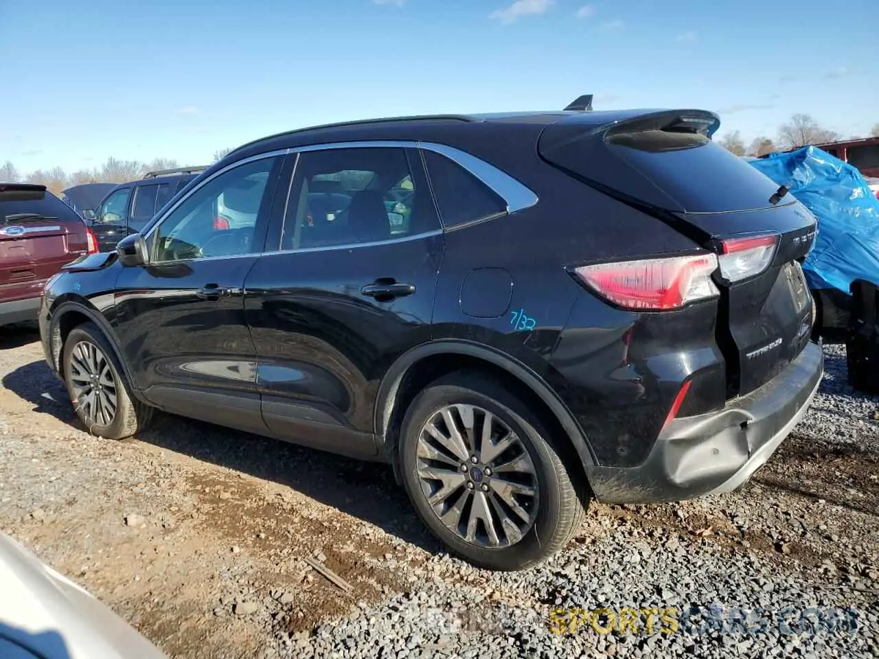 2 Photograph of a damaged car 1FMCU9DZ3MUA56331 FORD ESCAPE 2021