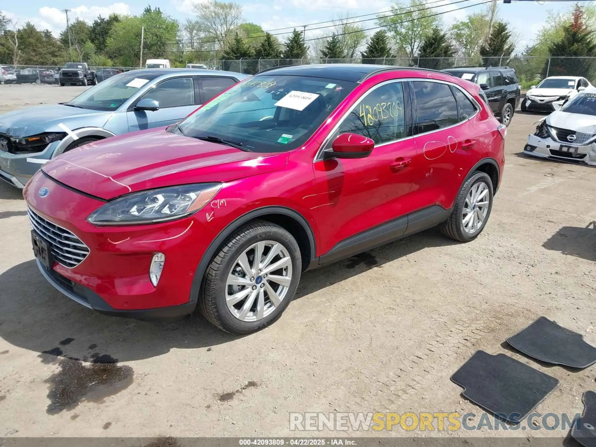 2 Photograph of a damaged car 1FMCU9DZ9MUA15184 FORD ESCAPE 2021
