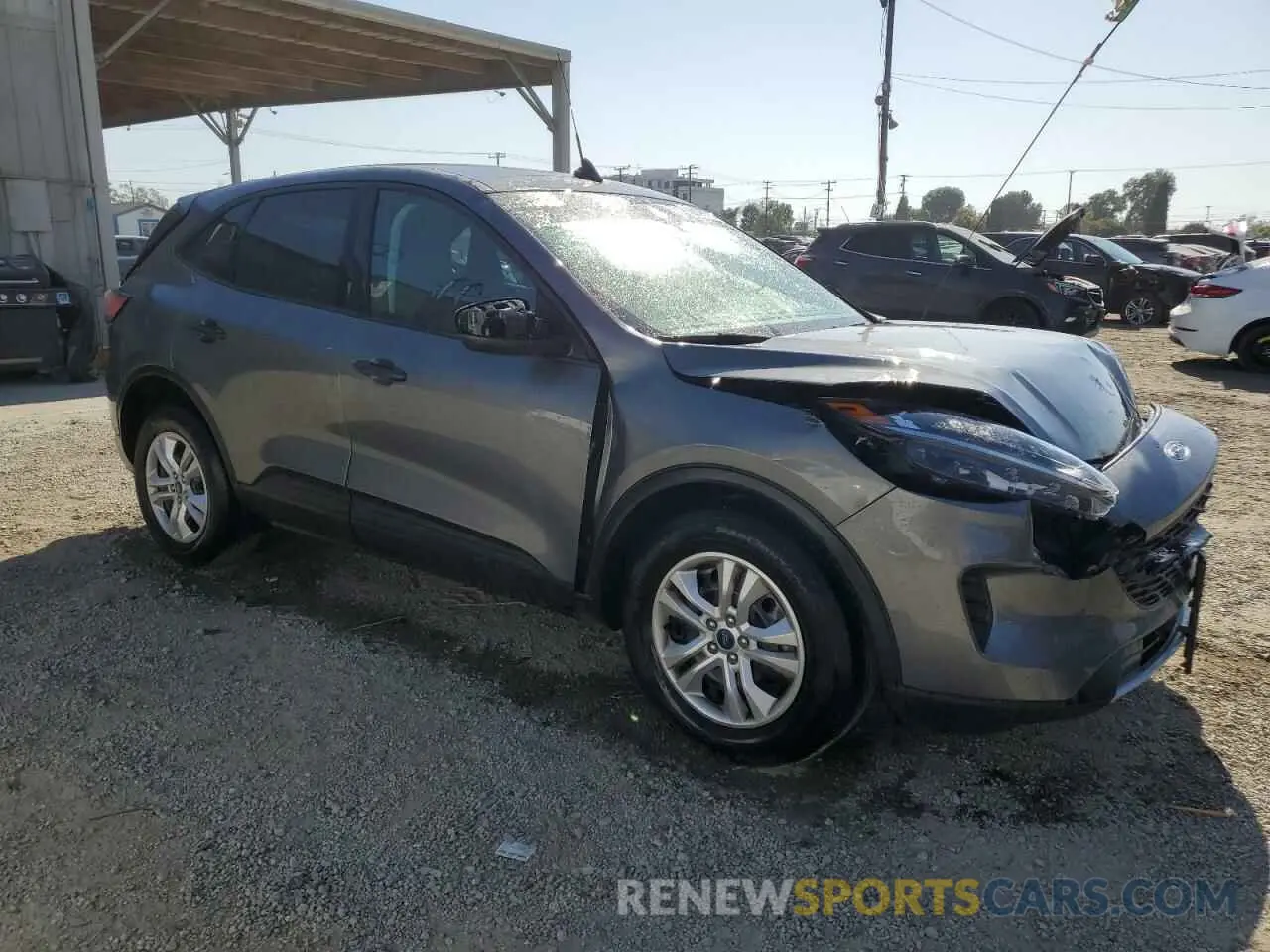 4 Photograph of a damaged car 1FMCU9F67MUA85608 FORD ESCAPE 2021