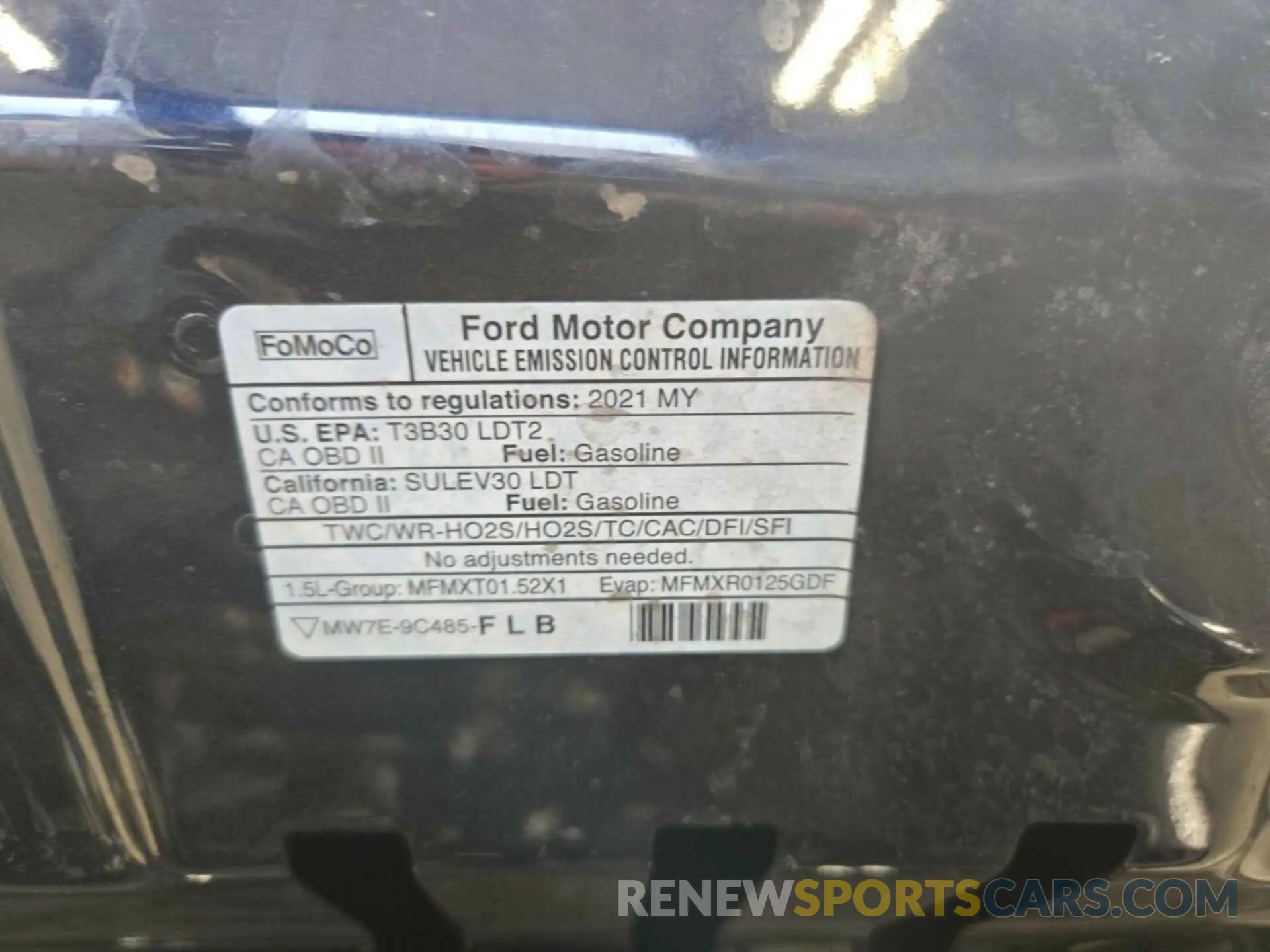 38 Photograph of a damaged car 1FMCU9G62MUA85014 FORD ESCAPE 2021