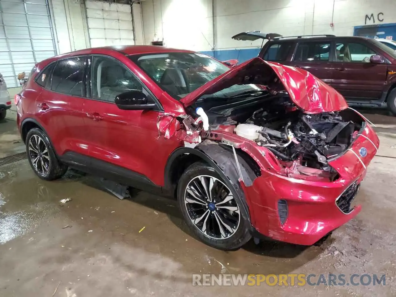4 Photograph of a damaged car 1FMCU9G69MUA98049 FORD ESCAPE 2021
