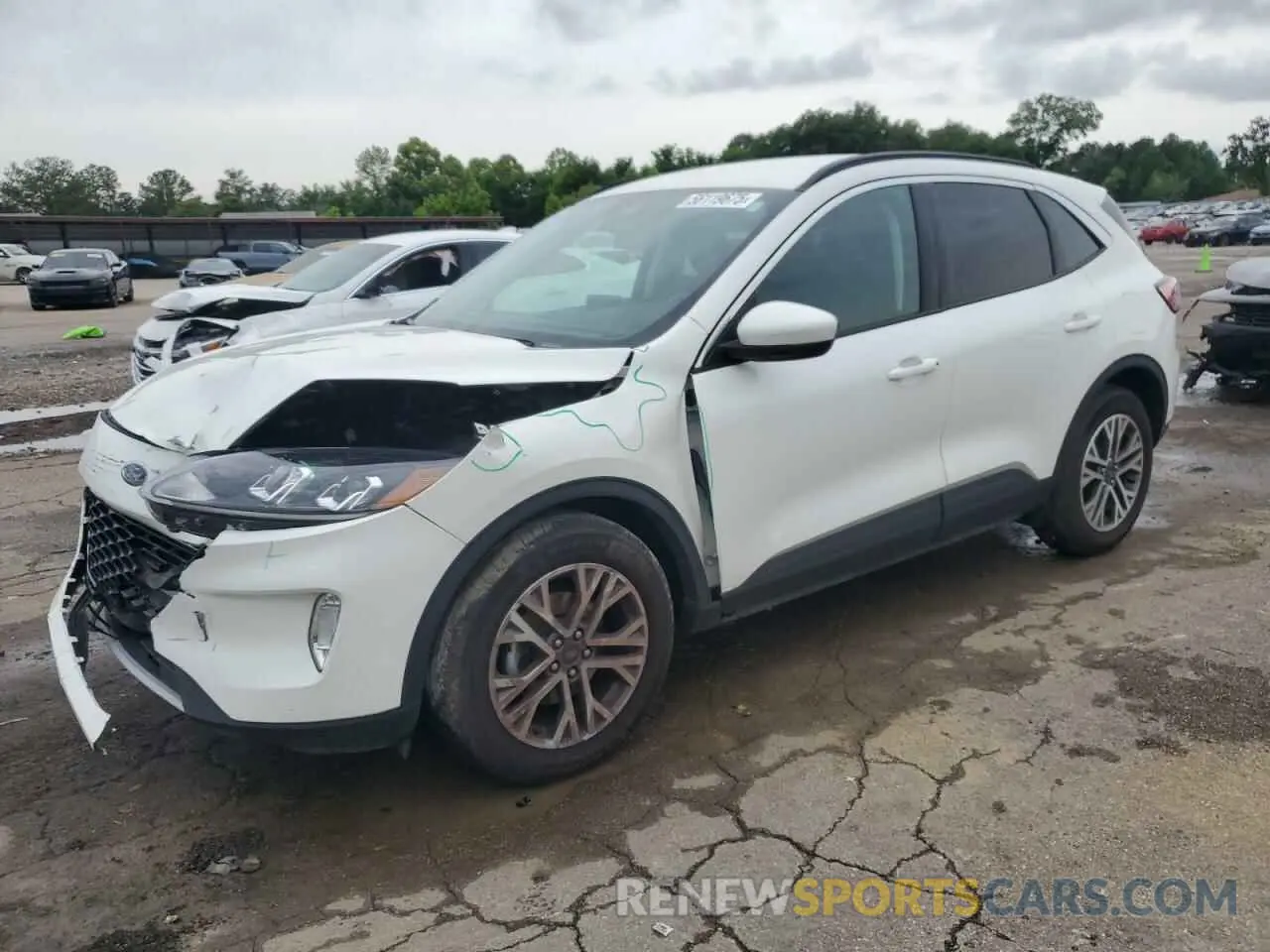 1 Photograph of a damaged car 1FMCU9H61MUA79459 FORD ESCAPE 2021