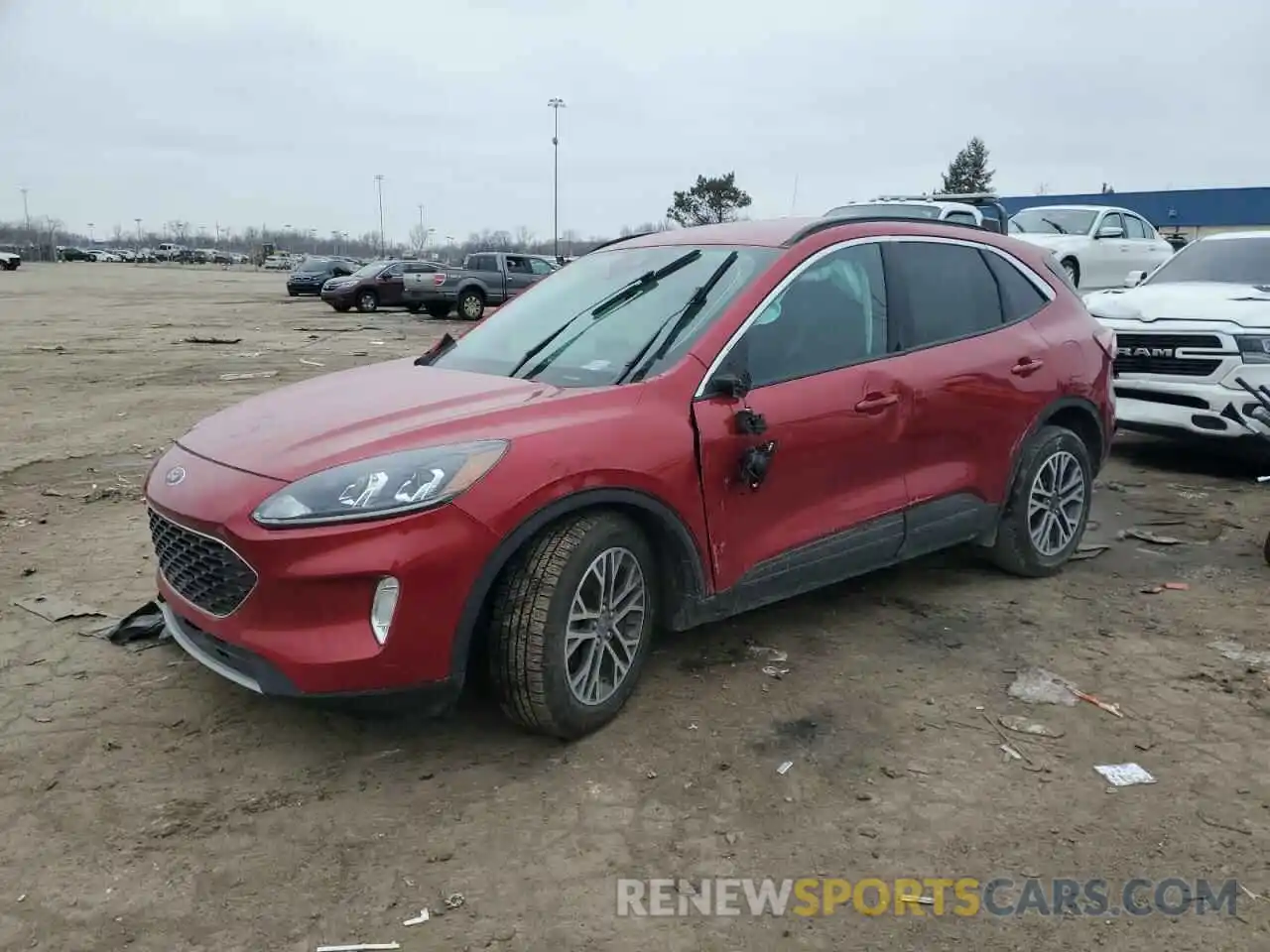 1 Photograph of a damaged car 1FMCU9H61MUB23847 FORD ESCAPE 2021